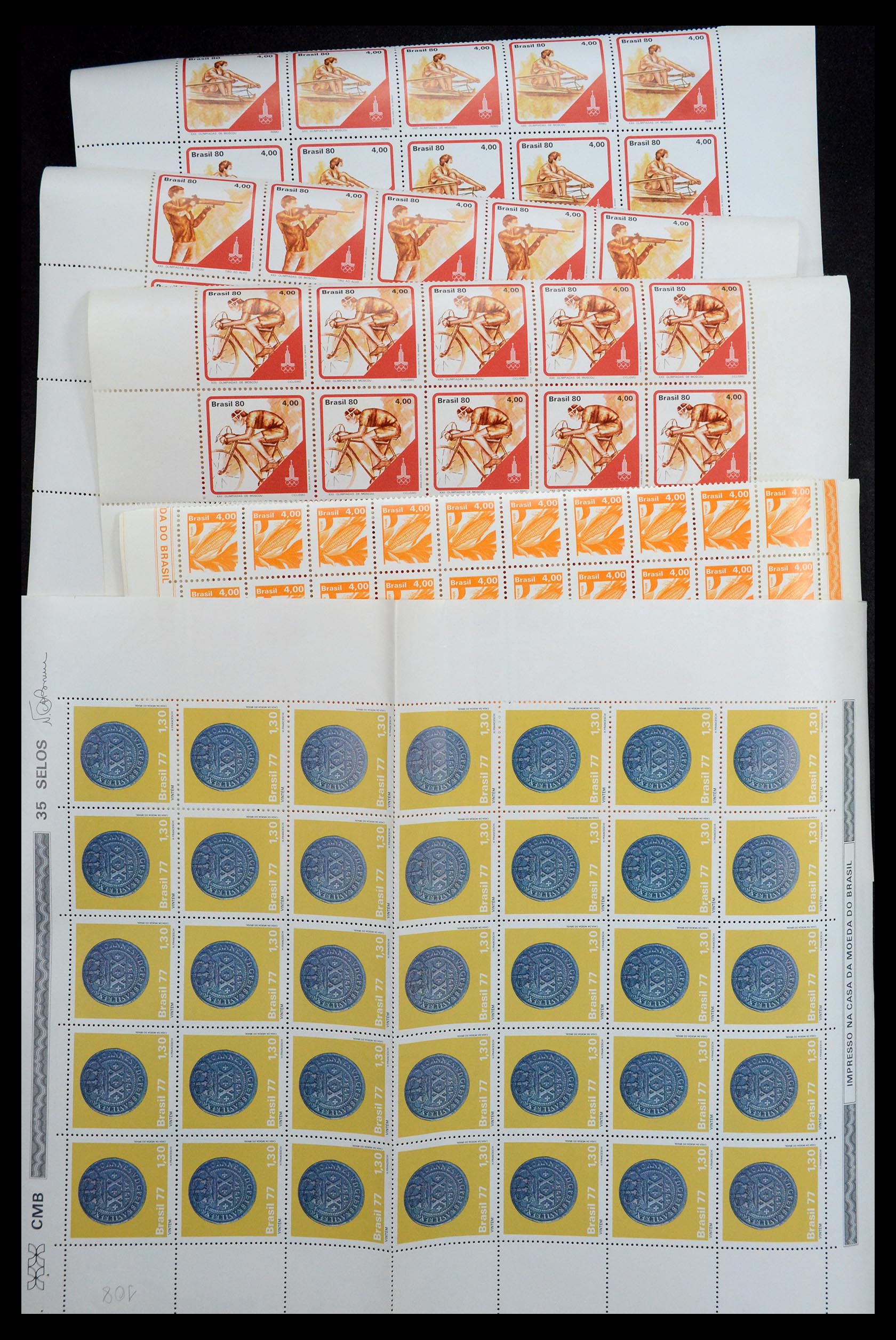 34505 023 - Postzegelverzameling 34505 Brazilië 1959-1997.