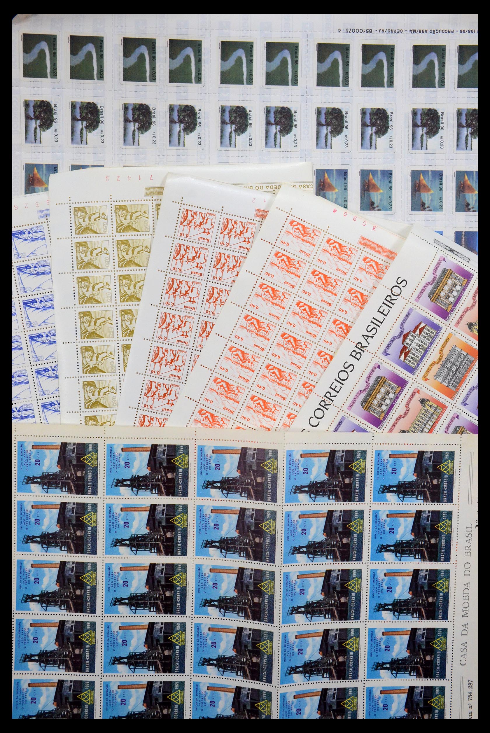 34505 026 - Postzegelverzameling 34505 Brazilië 1959-1997.