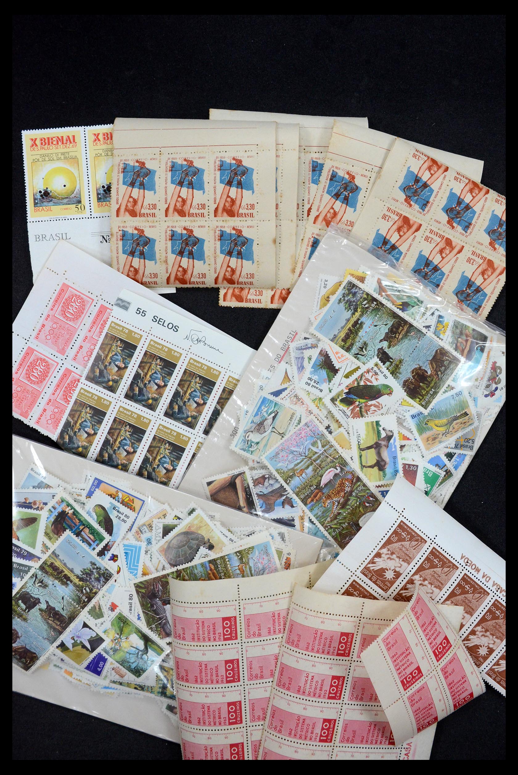 34505 030 - Postzegelverzameling 34505 Brazilië 1959-1997.