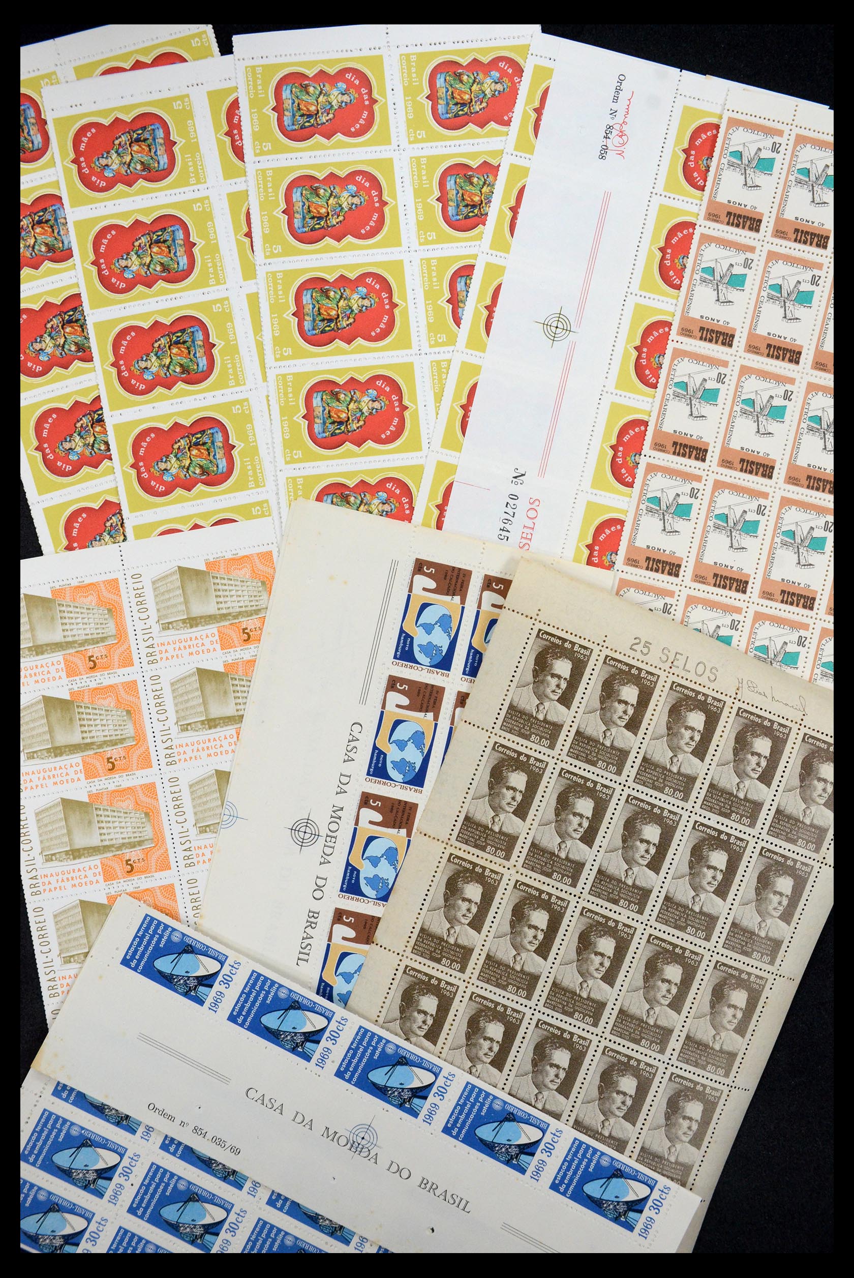 34505 035 - Postzegelverzameling 34505 Brazilië 1959-1997.