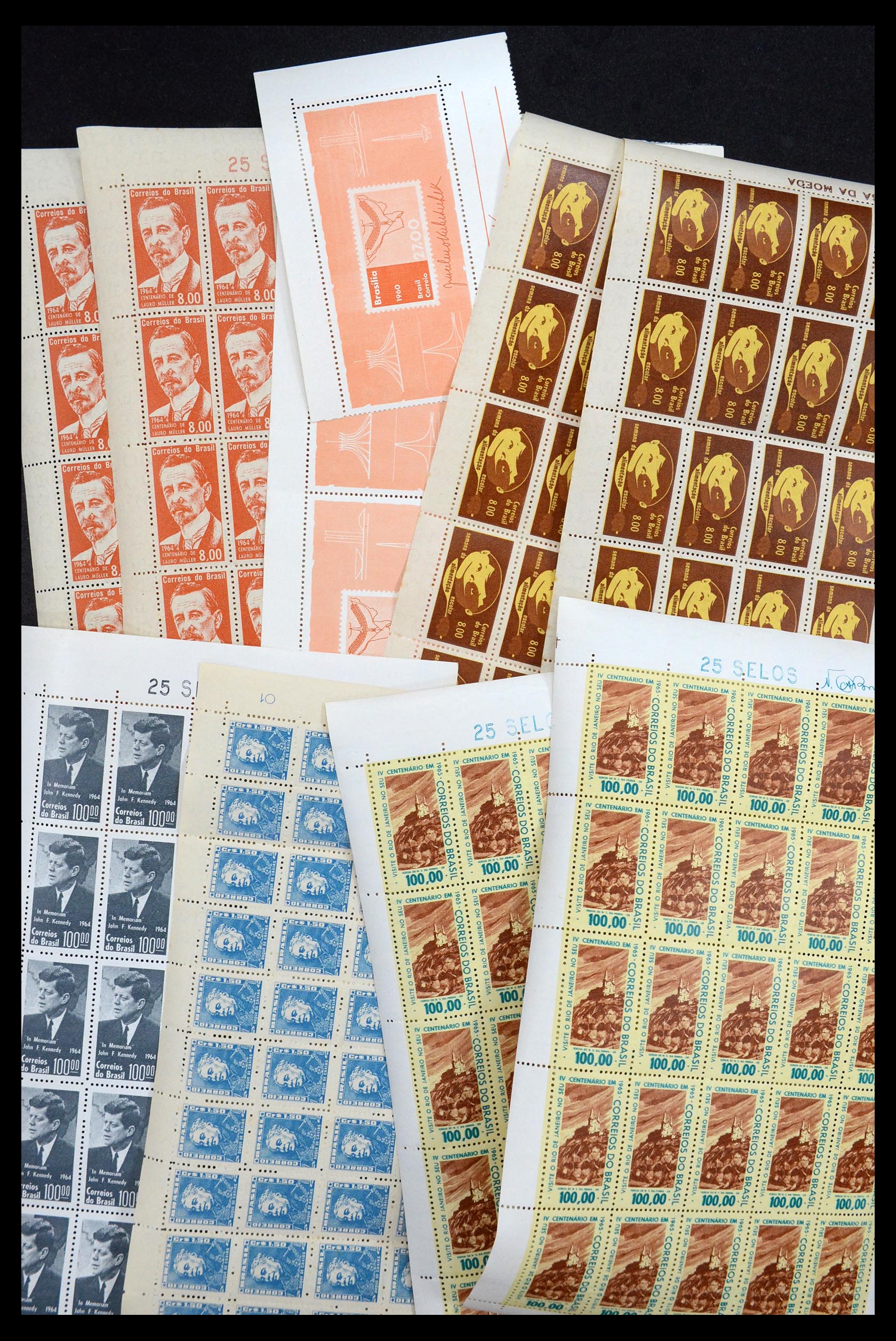 34505 037 - Postzegelverzameling 34505 Brazilië 1959-1997.