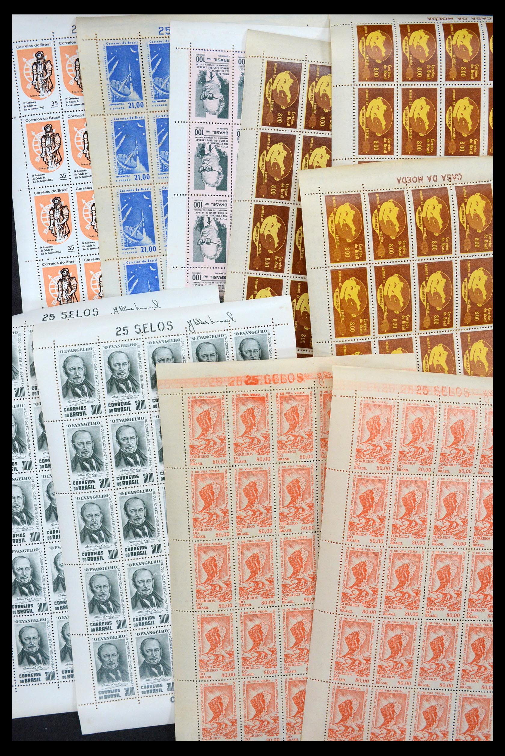 34505 038 - Postzegelverzameling 34505 Brazilië 1959-1997.