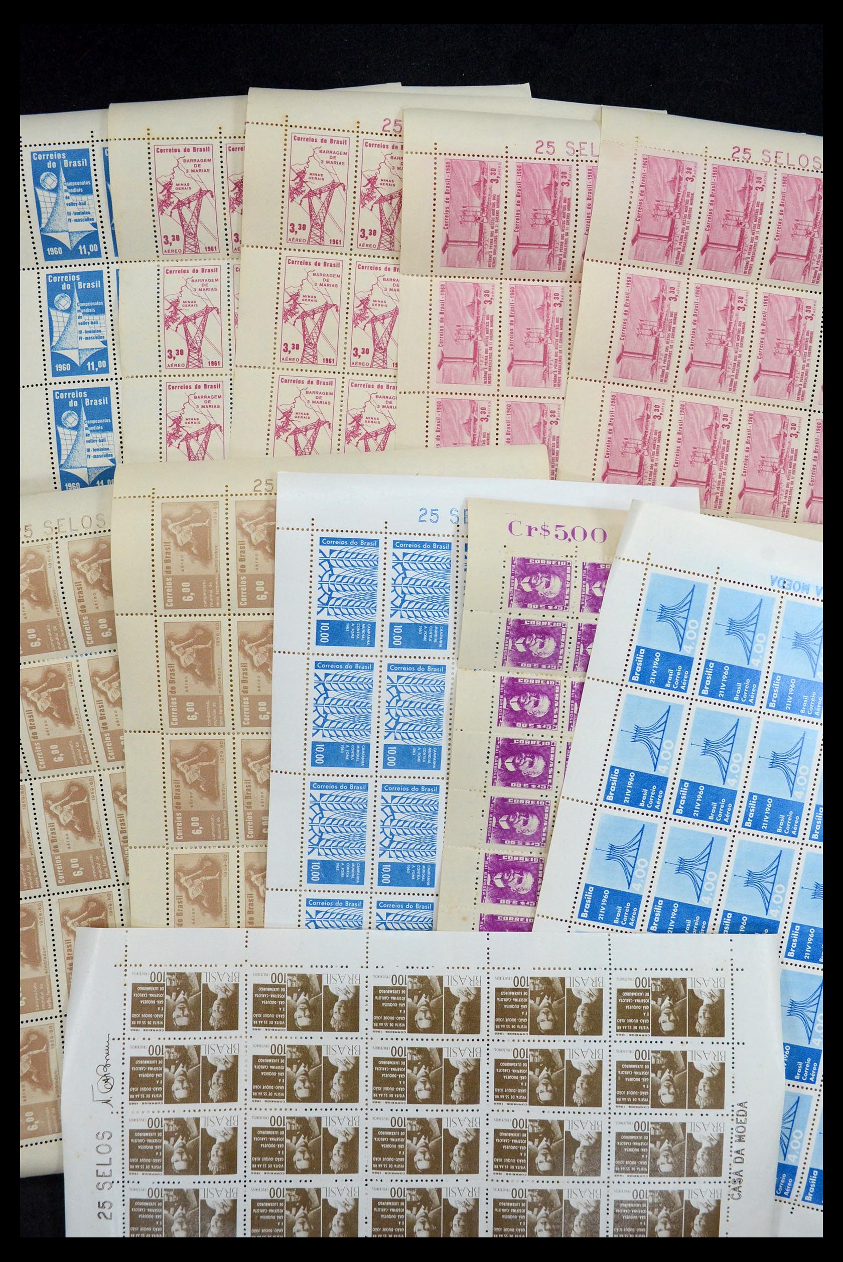 34505 041 - Postzegelverzameling 34505 Brazilië 1959-1997.