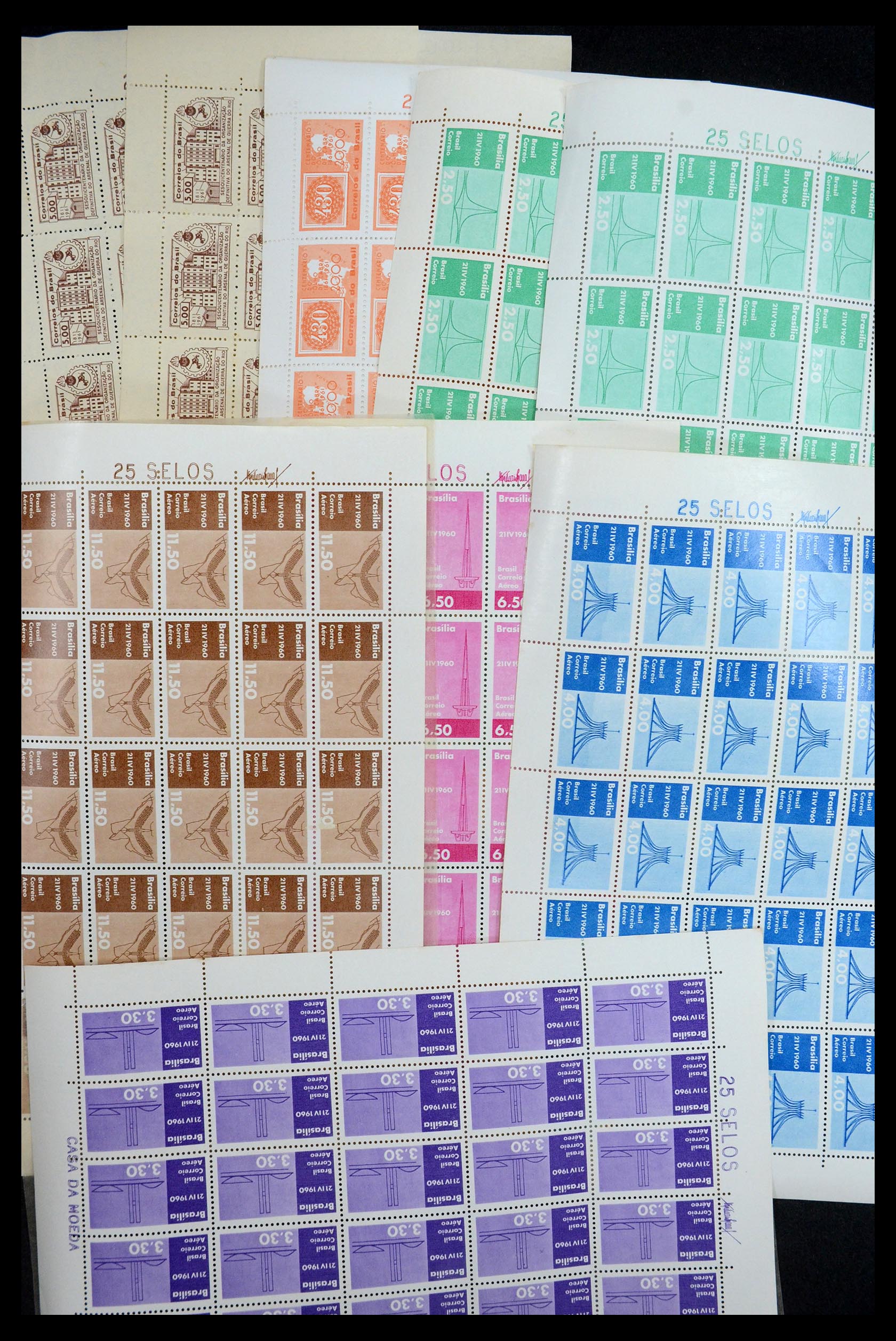 34505 042 - Postzegelverzameling 34505 Brazilië 1959-1997.