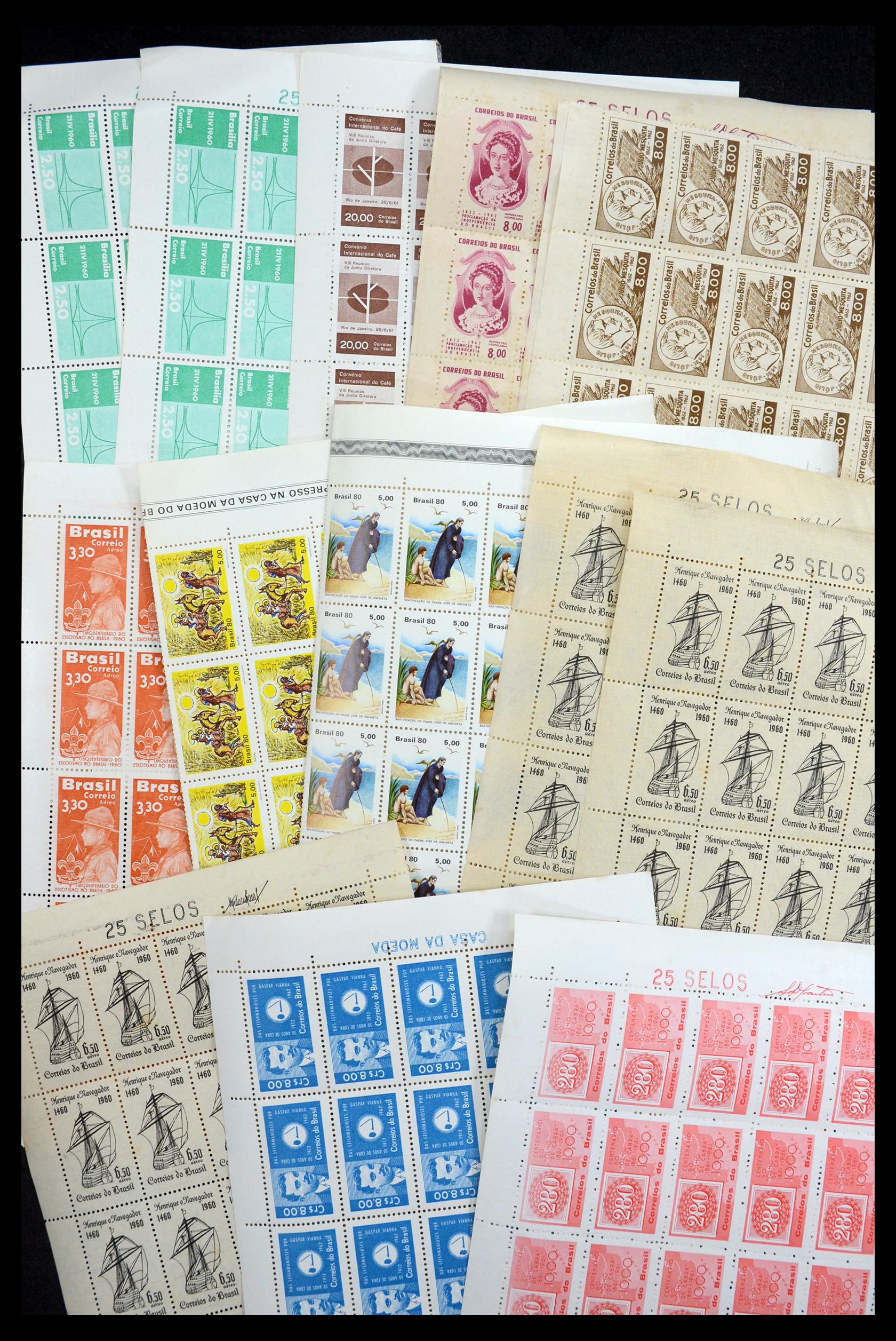 34505 043 - Postzegelverzameling 34505 Brazilië 1959-1997.