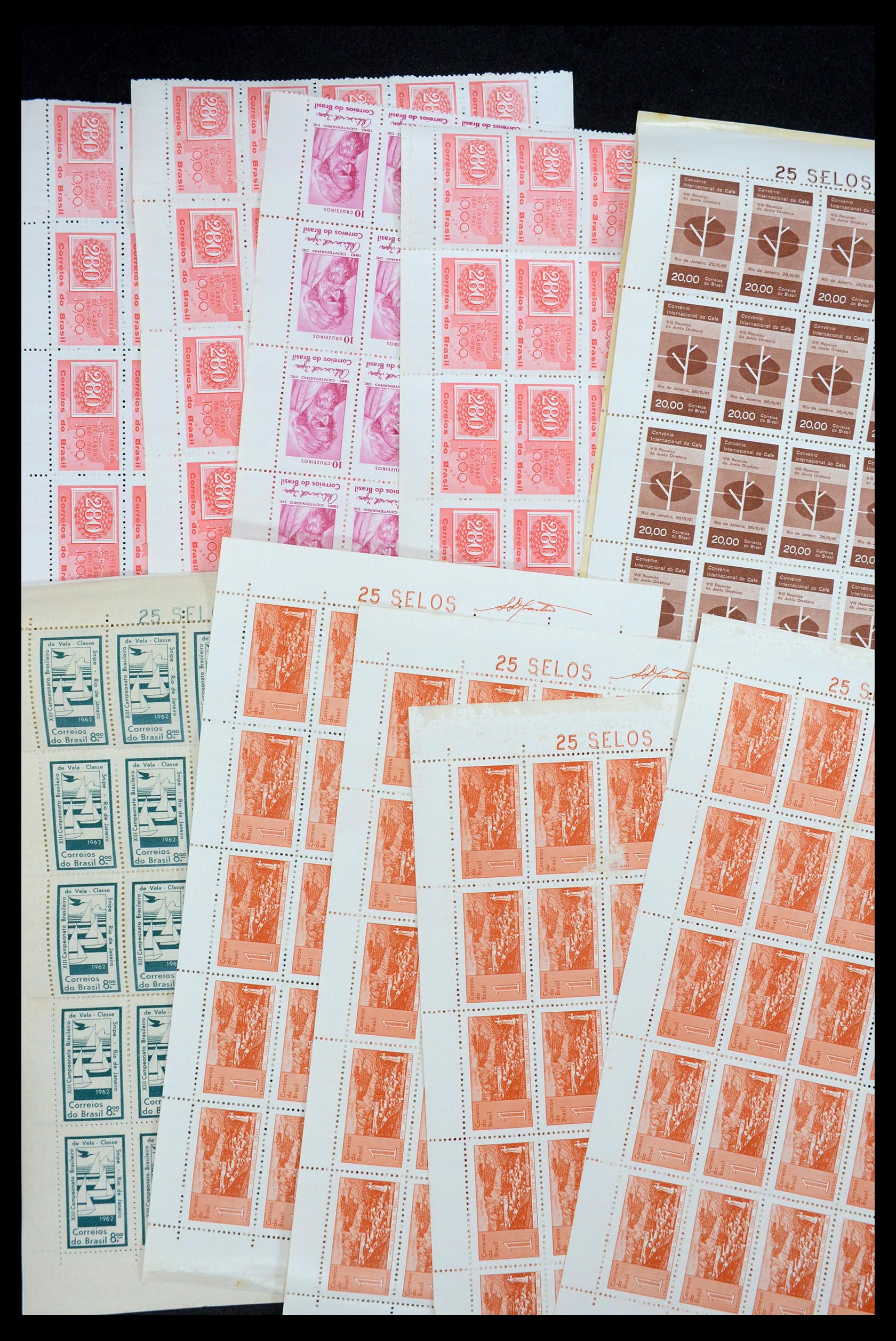 34505 044 - Postzegelverzameling 34505 Brazilië 1959-1997.