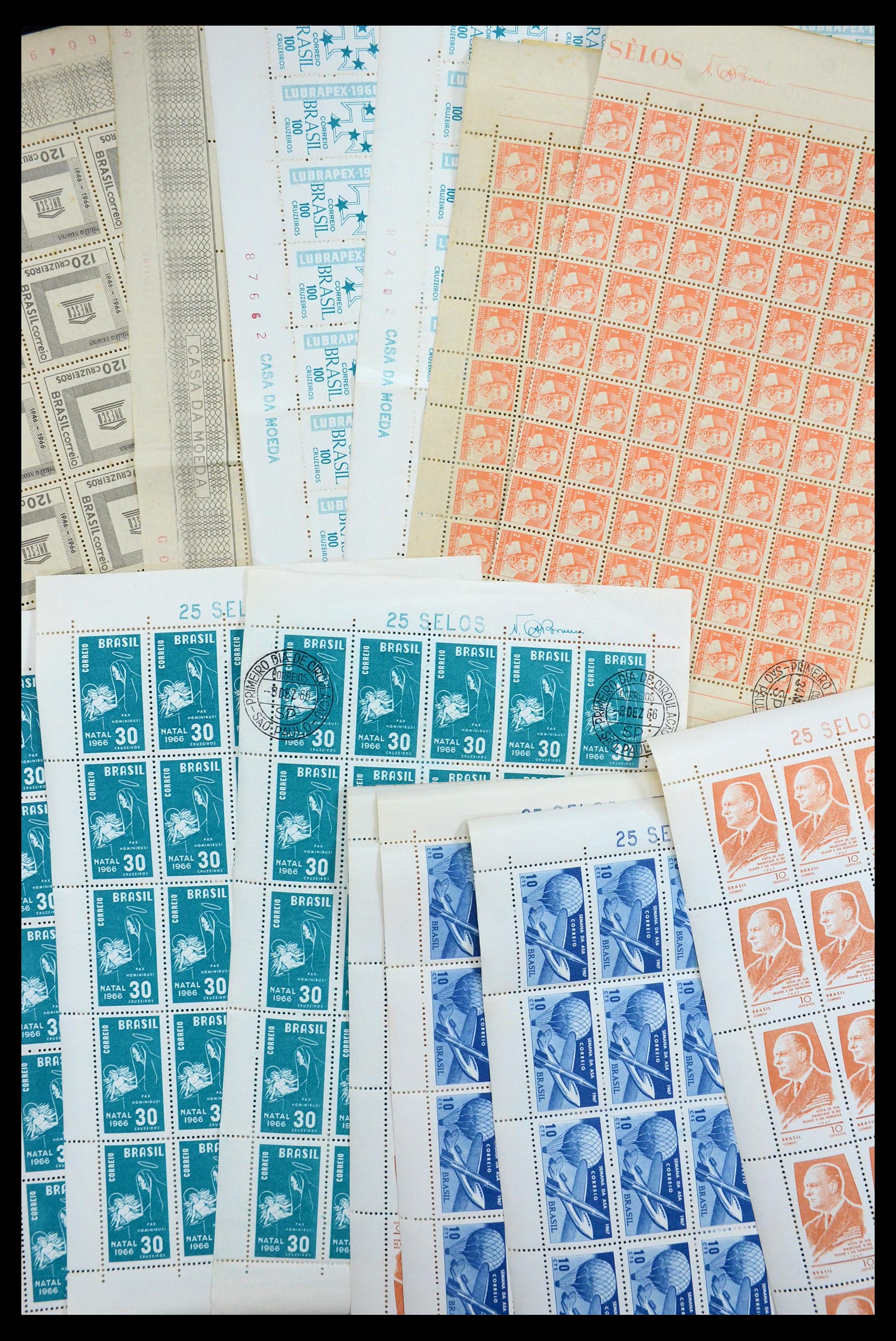 34505 049 - Postzegelverzameling 34505 Brazilië 1959-1997.
