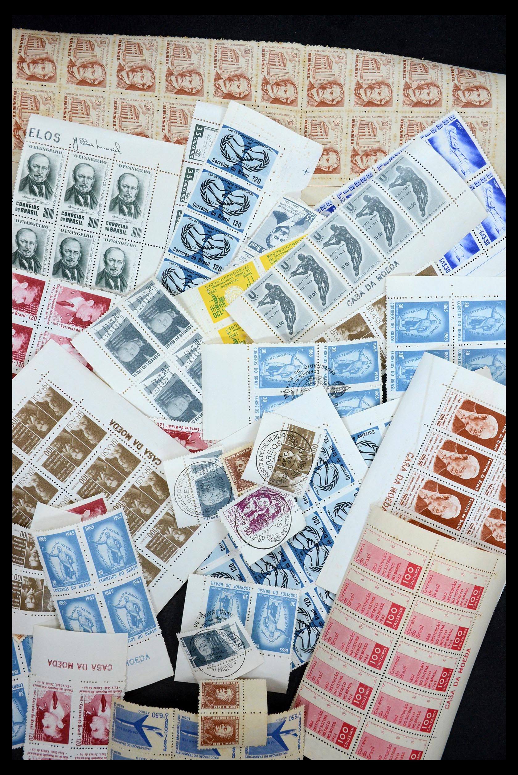 34505 051 - Postzegelverzameling 34505 Brazilië 1959-1997.
