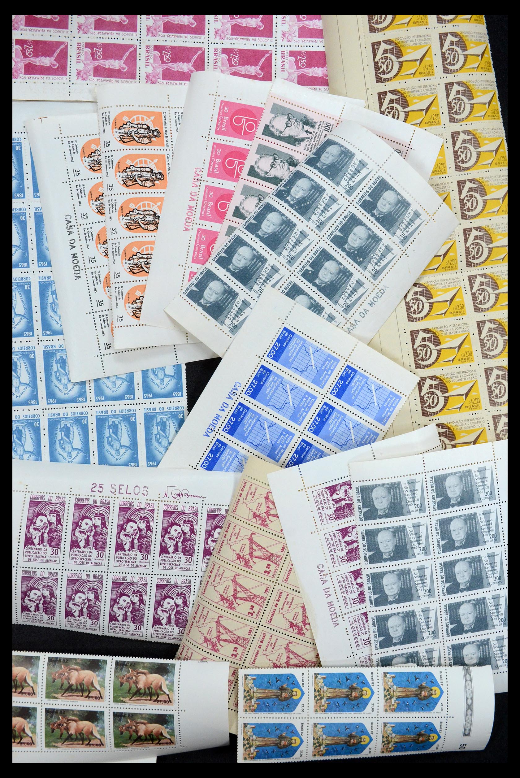 34505 052 - Postzegelverzameling 34505 Brazilië 1959-1997.