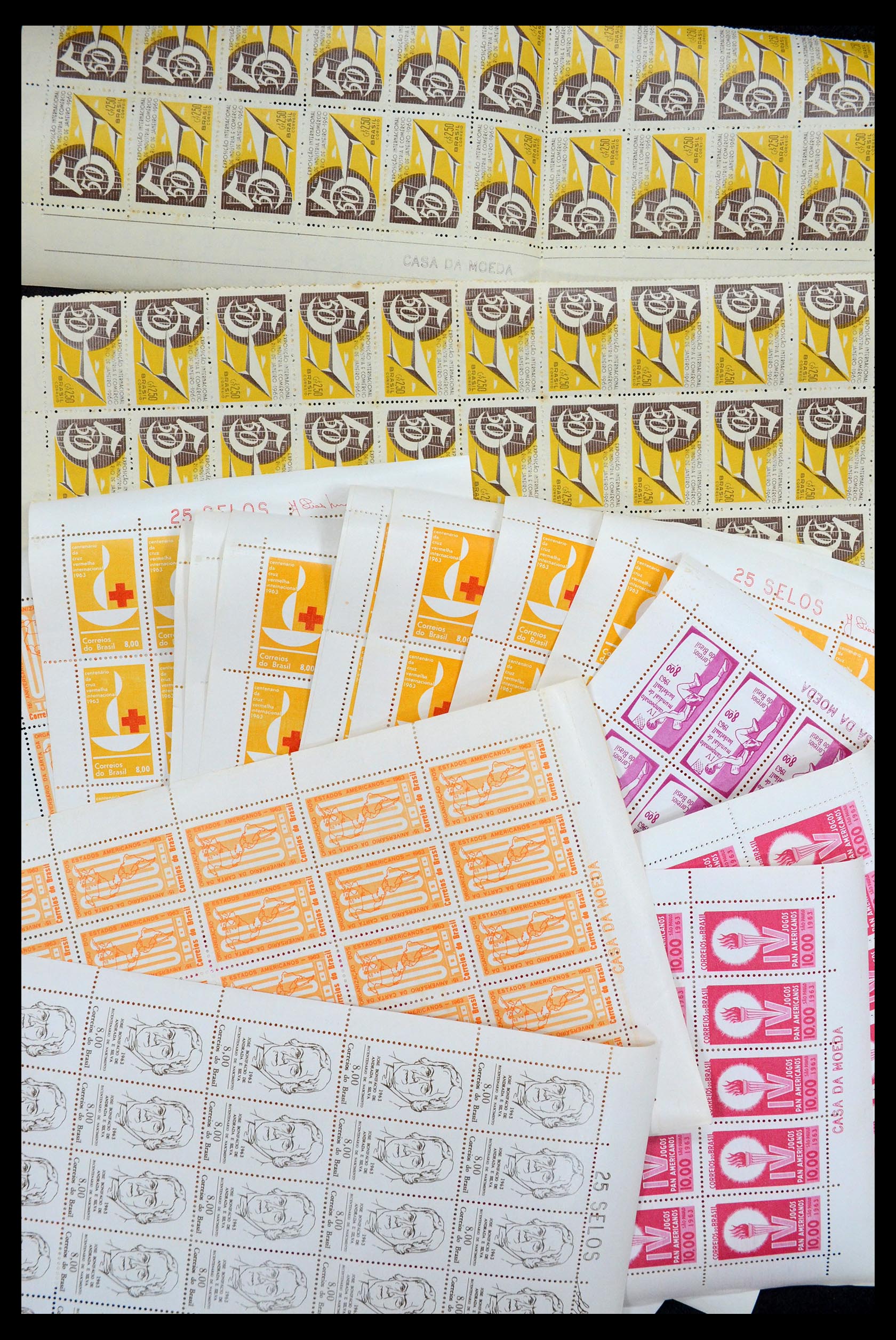 34505 054 - Postzegelverzameling 34505 Brazilië 1959-1997.