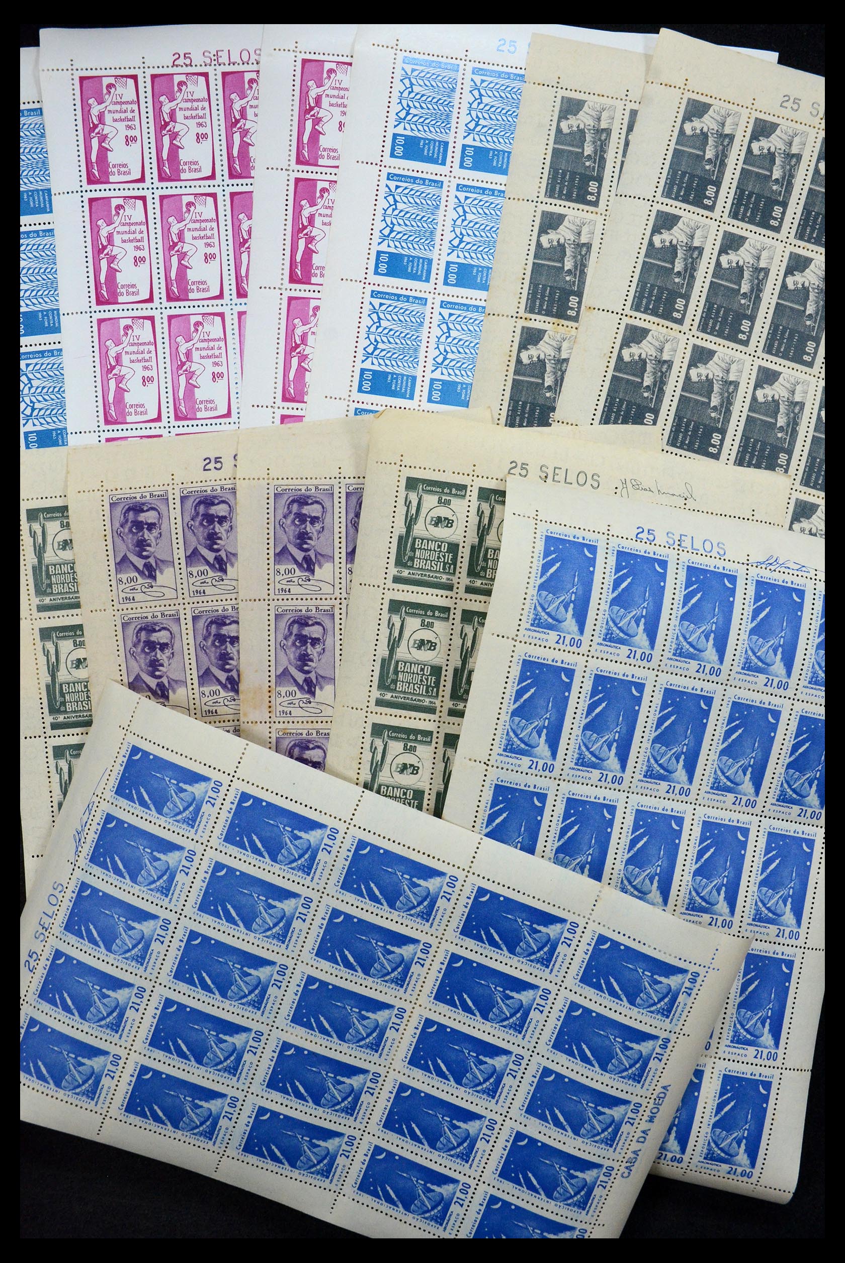 34505 057 - Postzegelverzameling 34505 Brazilië 1959-1997.