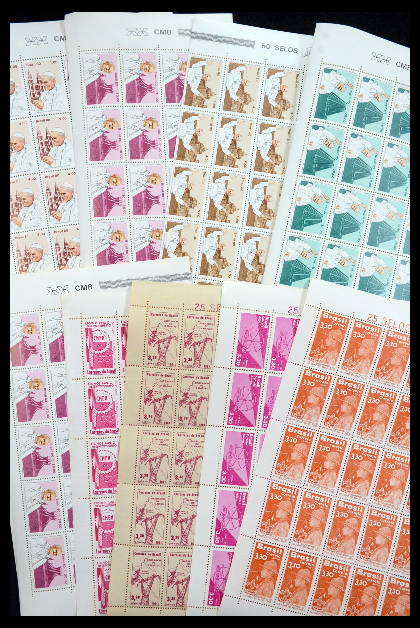 34505 059 - Postzegelverzameling 34505 Brazilië 1959-1997.