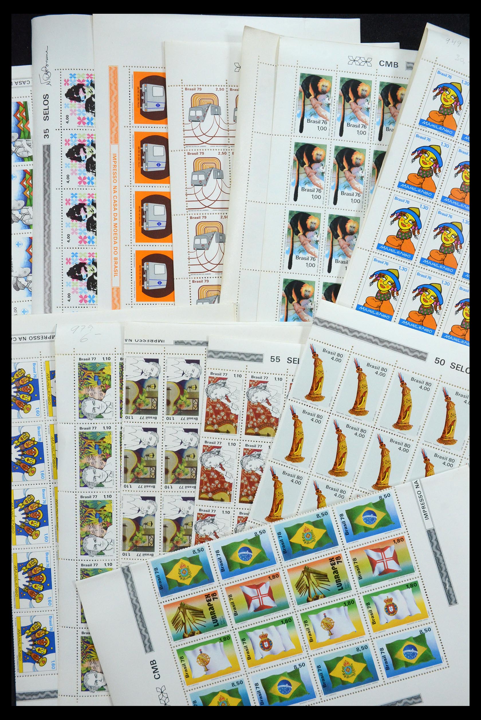 34505 060 - Postzegelverzameling 34505 Brazilië 1959-1997.