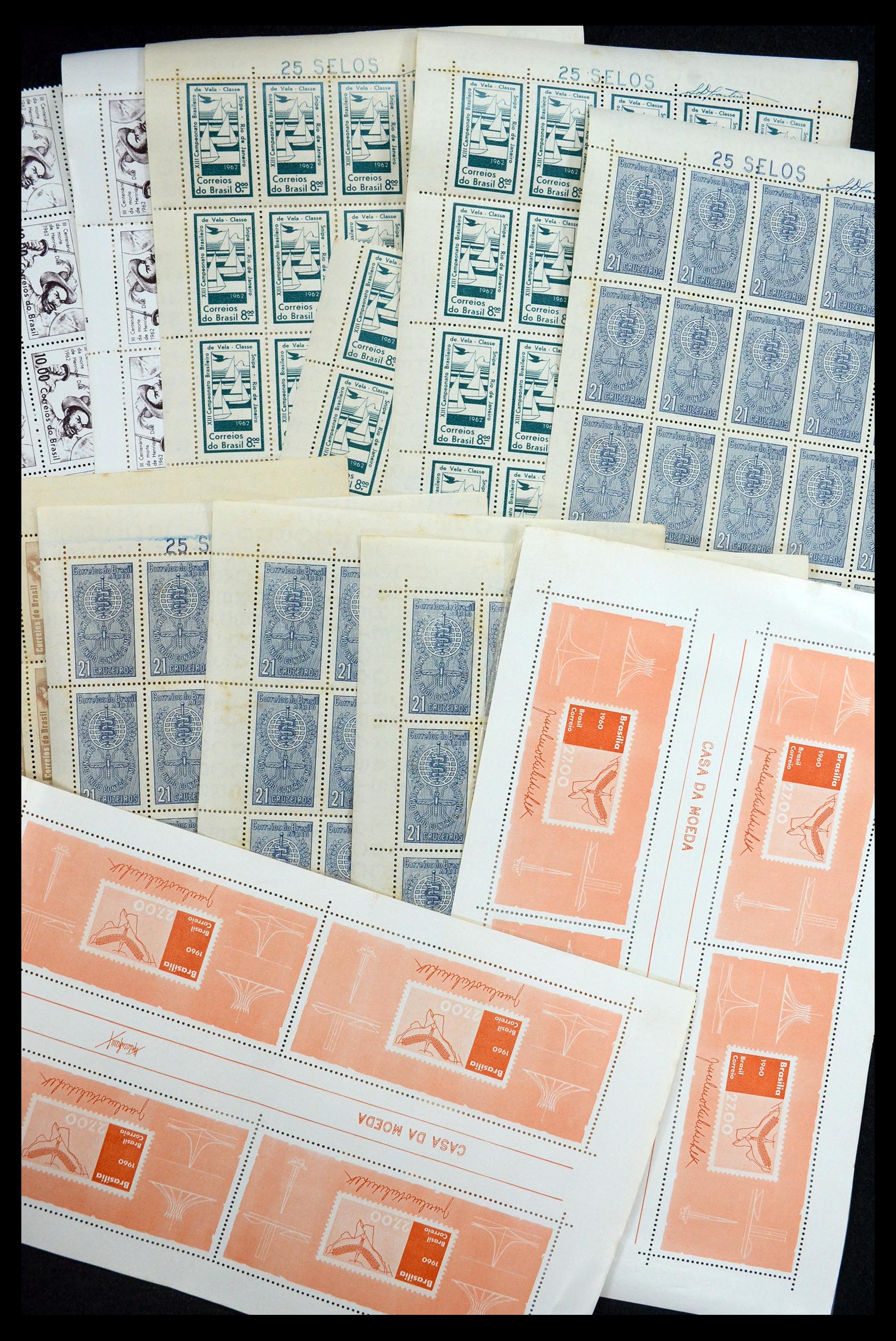 34505 072 - Postzegelverzameling 34505 Brazilië 1959-1997.