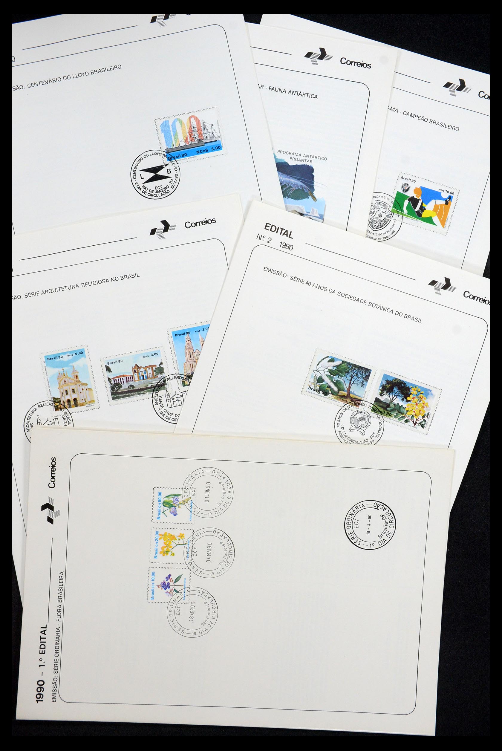 34505 074 - Postzegelverzameling 34505 Brazilië 1959-1997.