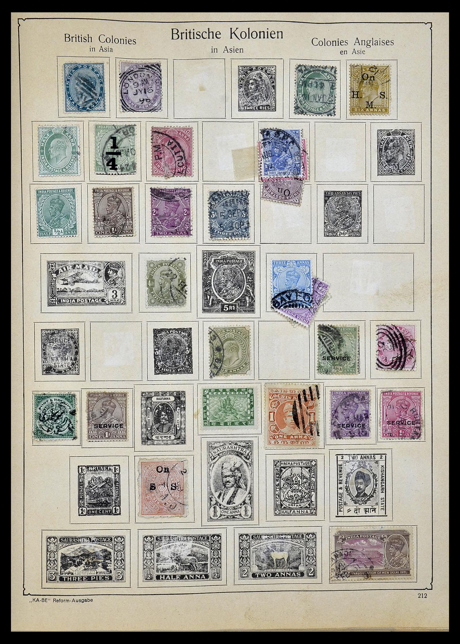 34506 003 - Postzegelverzameling 34506 Wereld 1870-1935.
