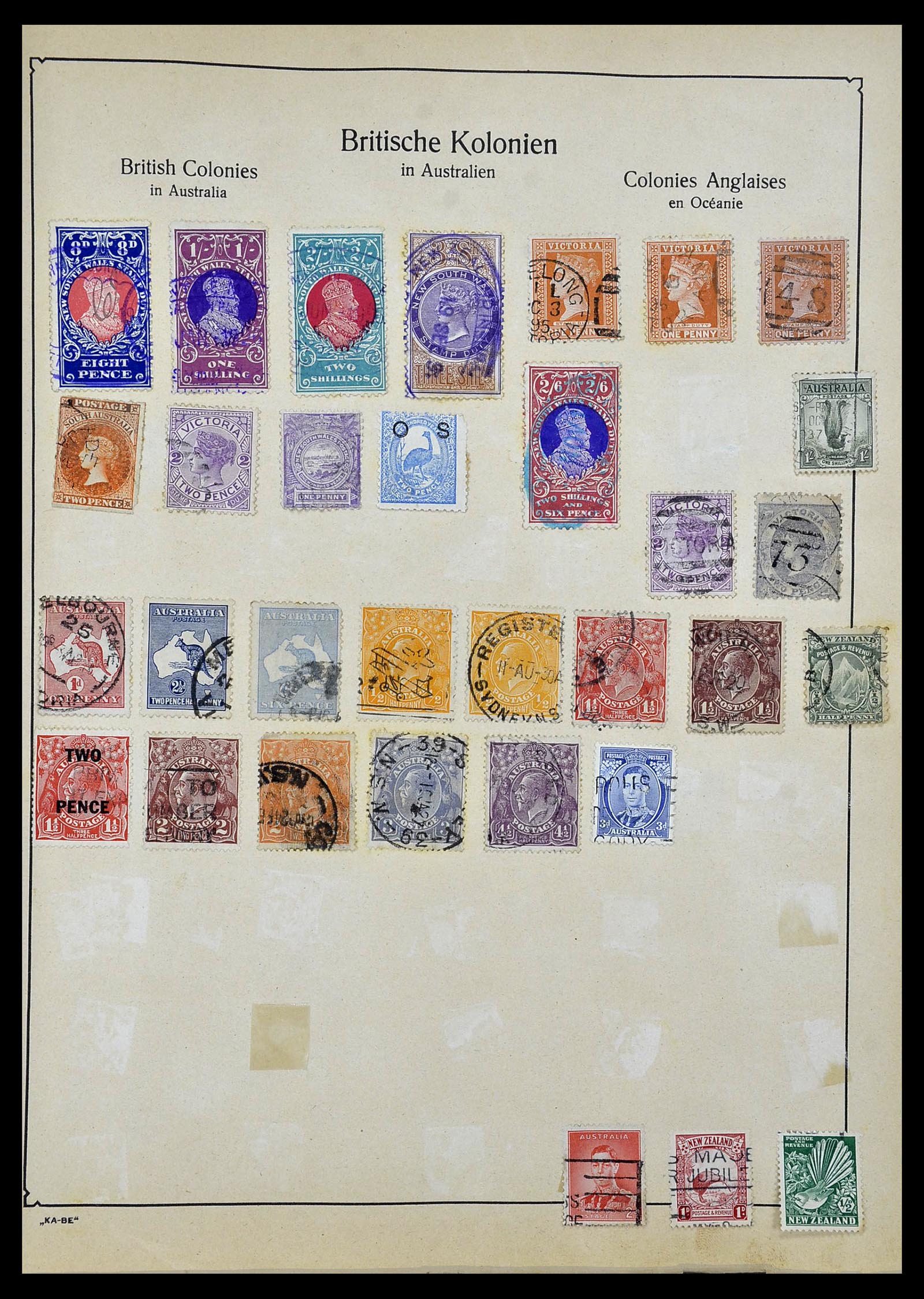 34506 019 - Postzegelverzameling 34506 Wereld 1870-1935.