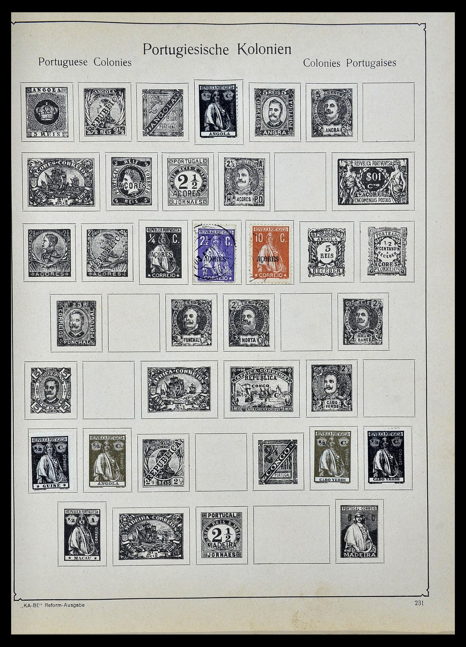 34506 023 - Postzegelverzameling 34506 Wereld 1870-1935.