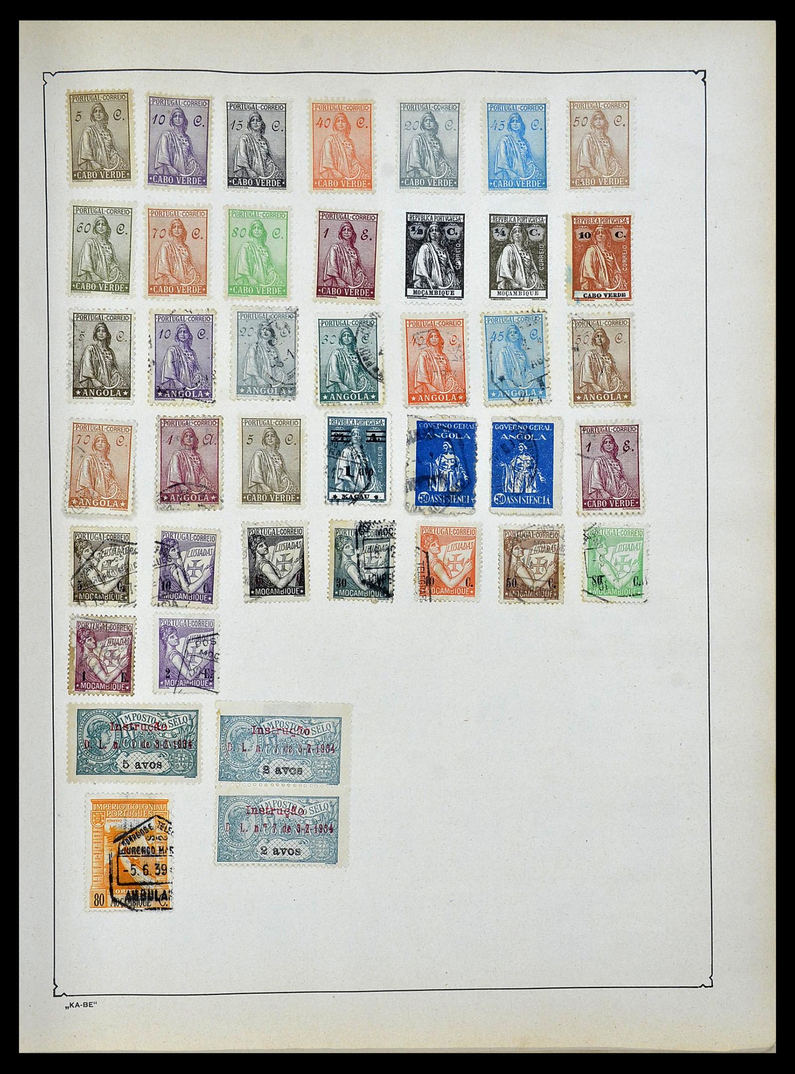 34506 029 - Postzegelverzameling 34506 Wereld 1870-1935.