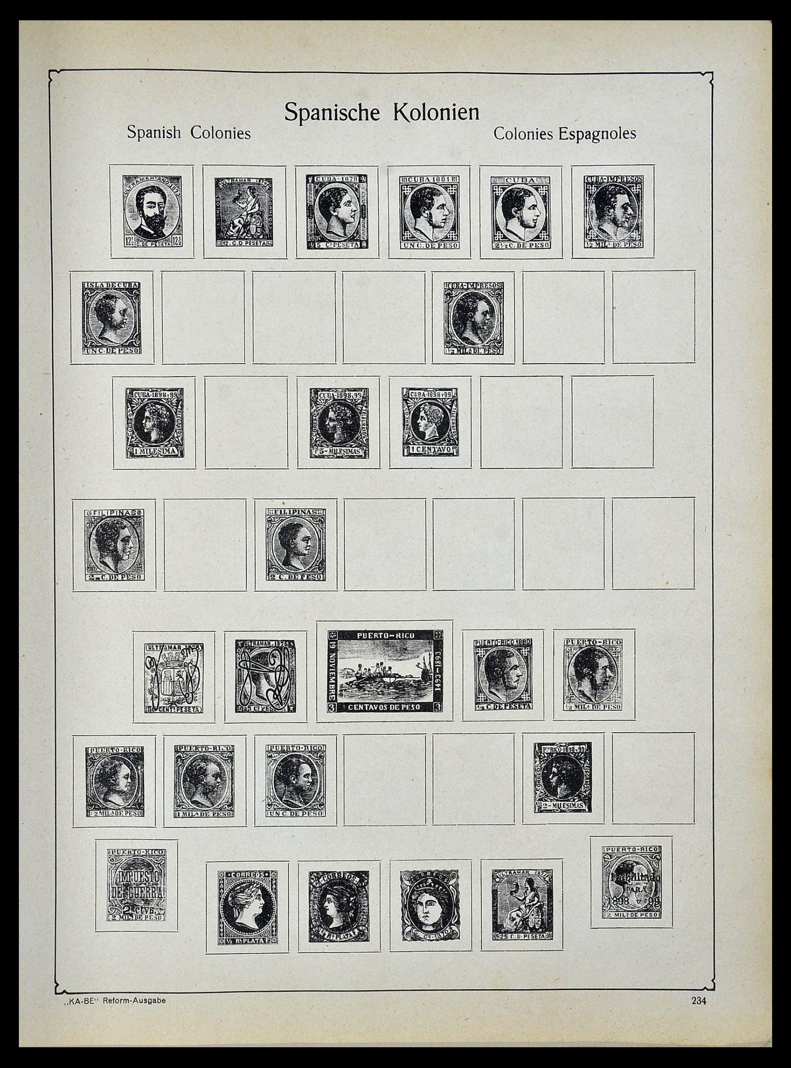 34506 031 - Postzegelverzameling 34506 Wereld 1870-1935.