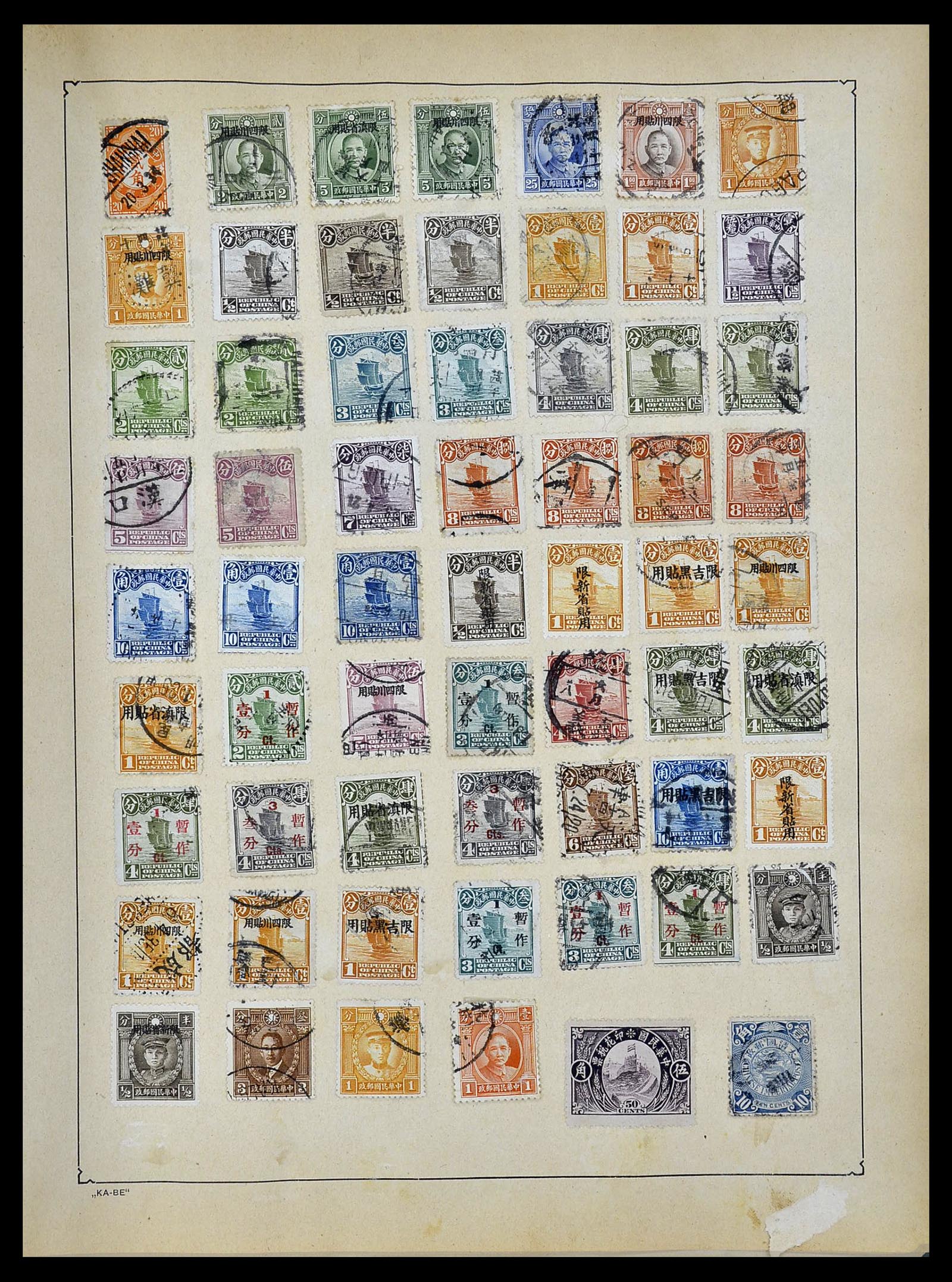 34506 038 - Postzegelverzameling 34506 Wereld 1870-1935.