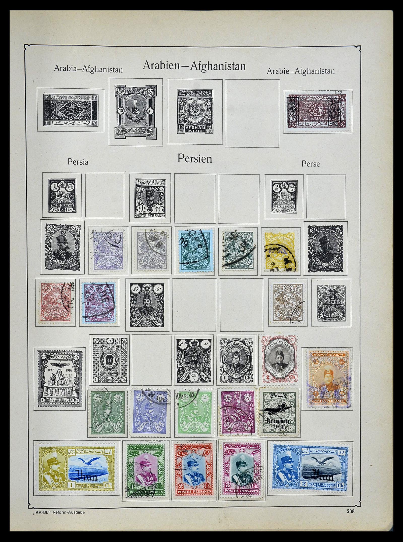34506 044 - Postzegelverzameling 34506 Wereld 1870-1935.