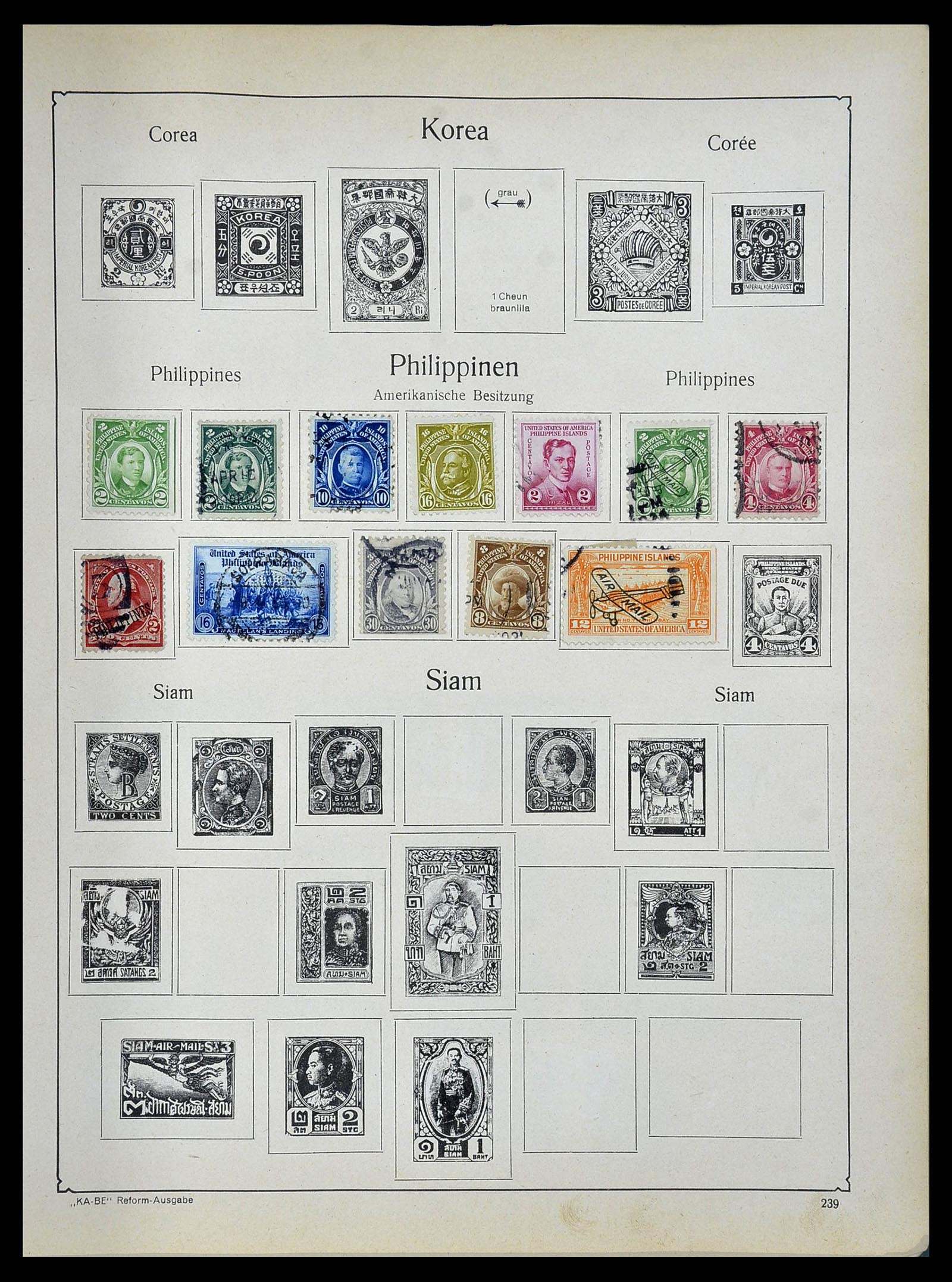 34506 048 - Postzegelverzameling 34506 Wereld 1870-1935.