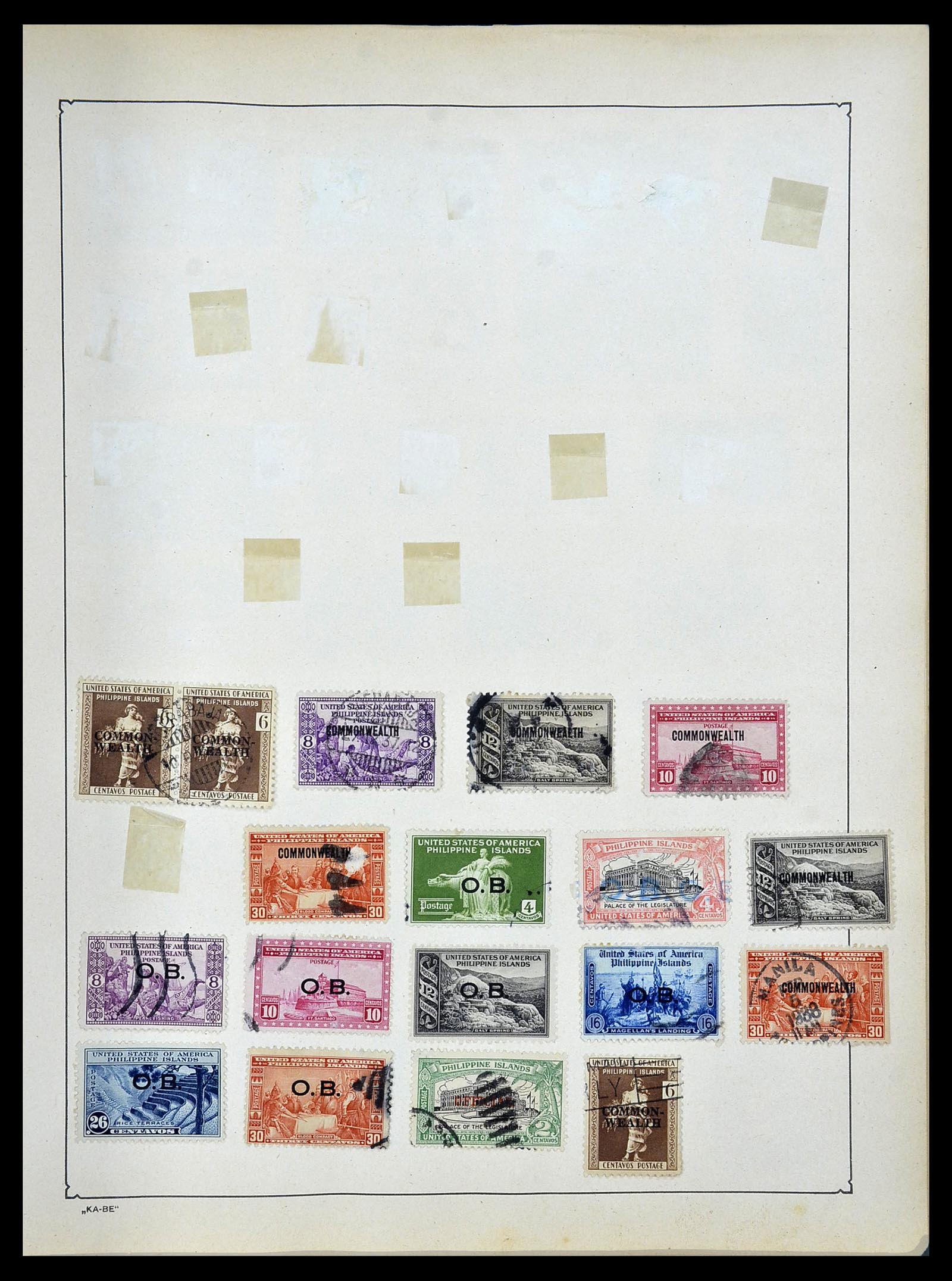 34506 049 - Postzegelverzameling 34506 Wereld 1870-1935.