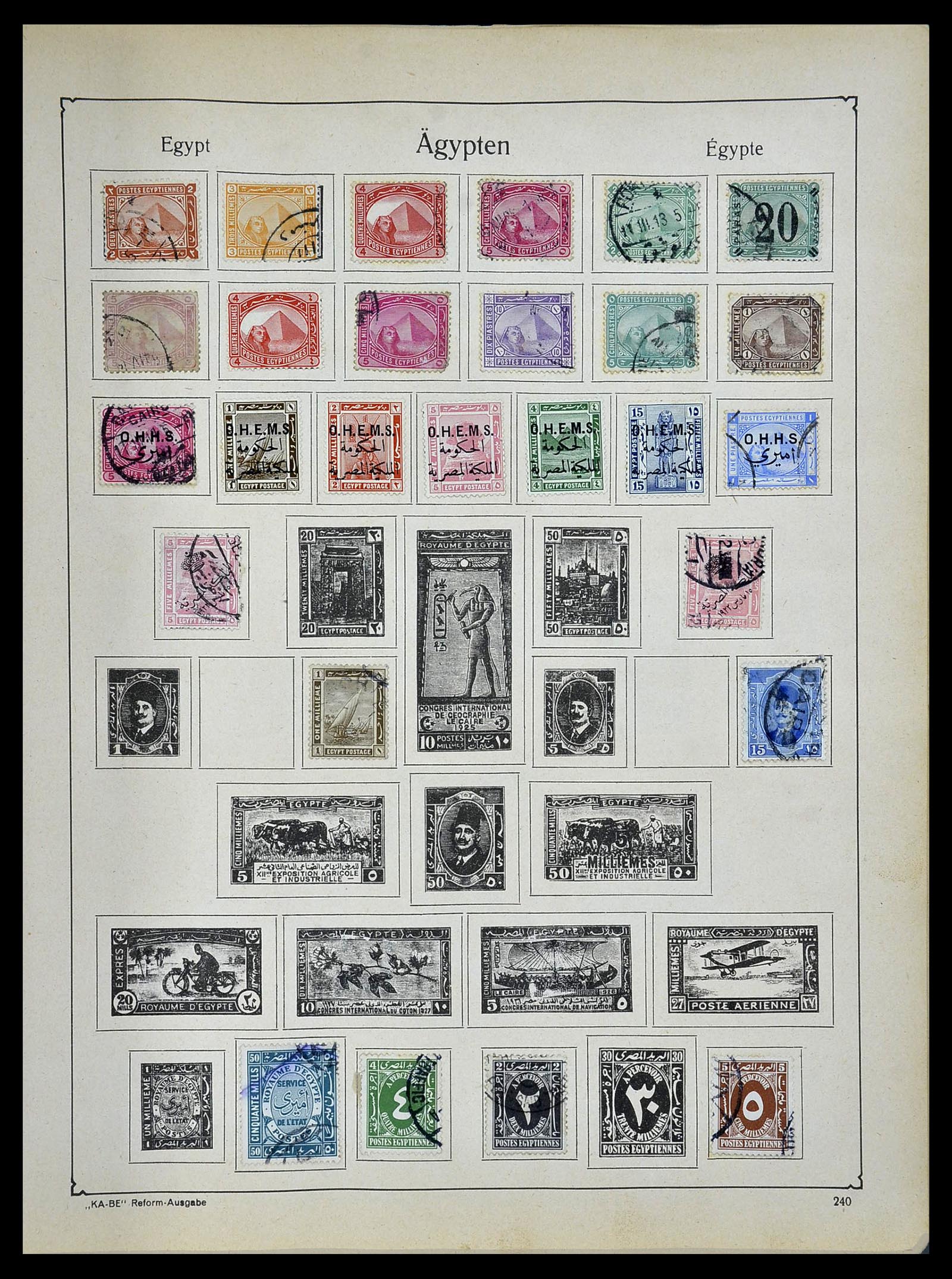 34506 052 - Postzegelverzameling 34506 Wereld 1870-1935.
