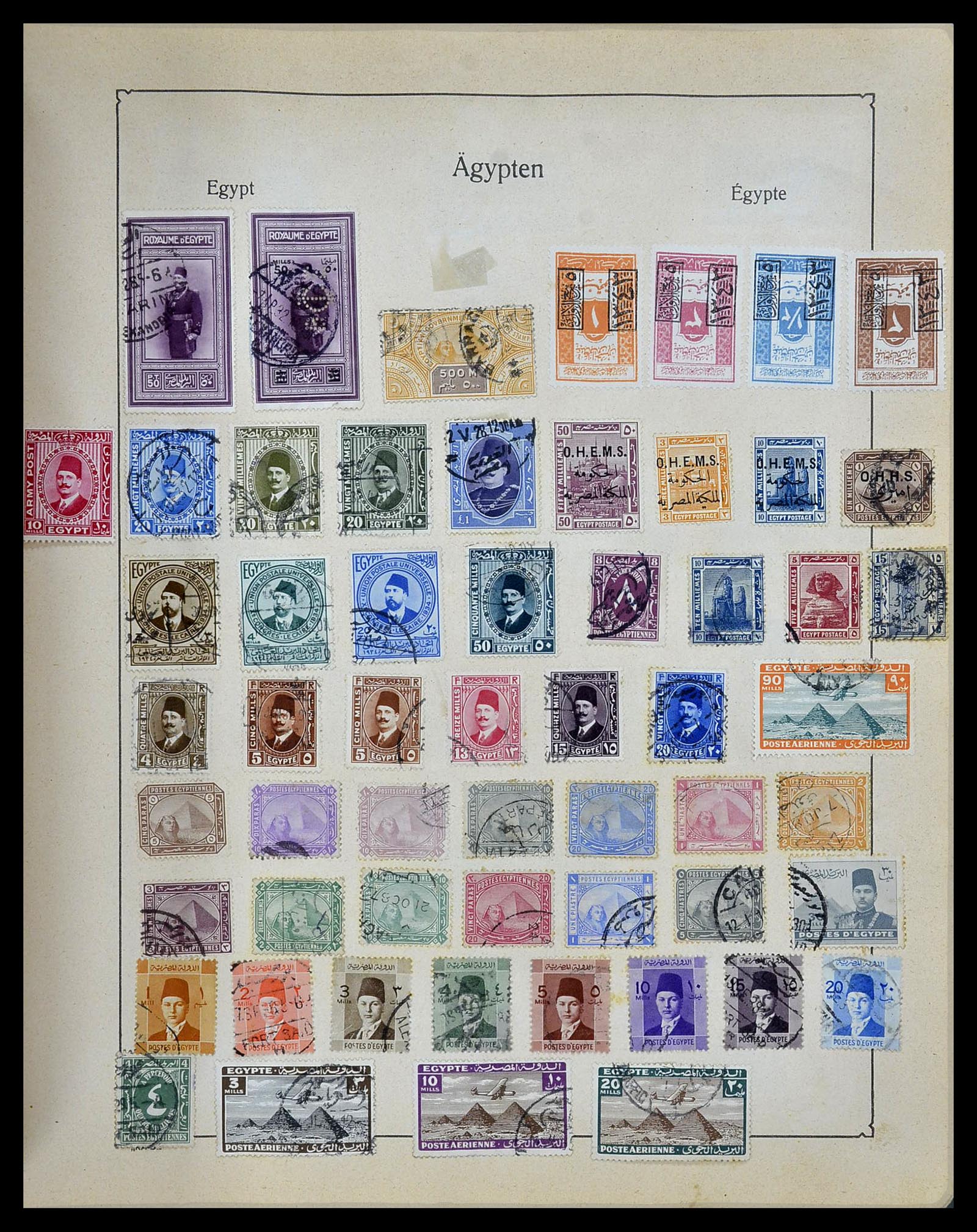 34506 054 - Postzegelverzameling 34506 Wereld 1870-1935.