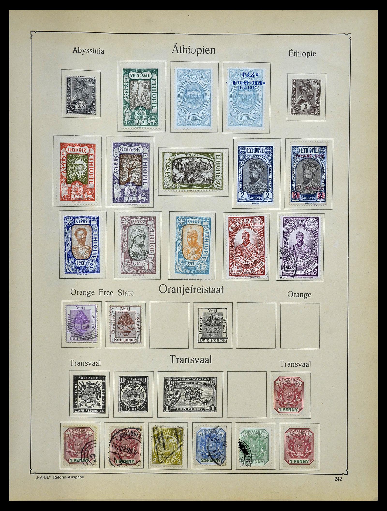 34506 056 - Postzegelverzameling 34506 Wereld 1870-1935.