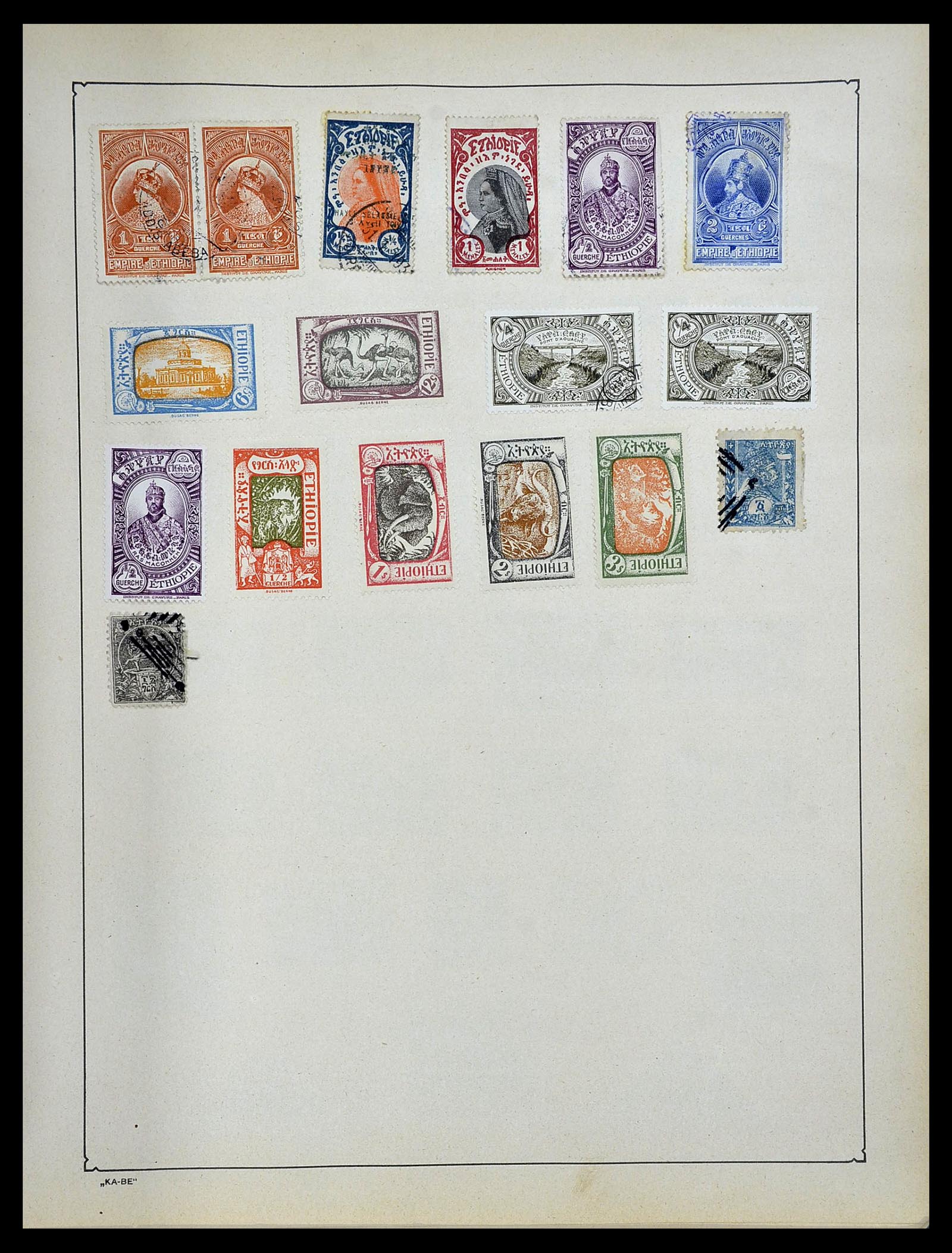 34506 057 - Postzegelverzameling 34506 Wereld 1870-1935.
