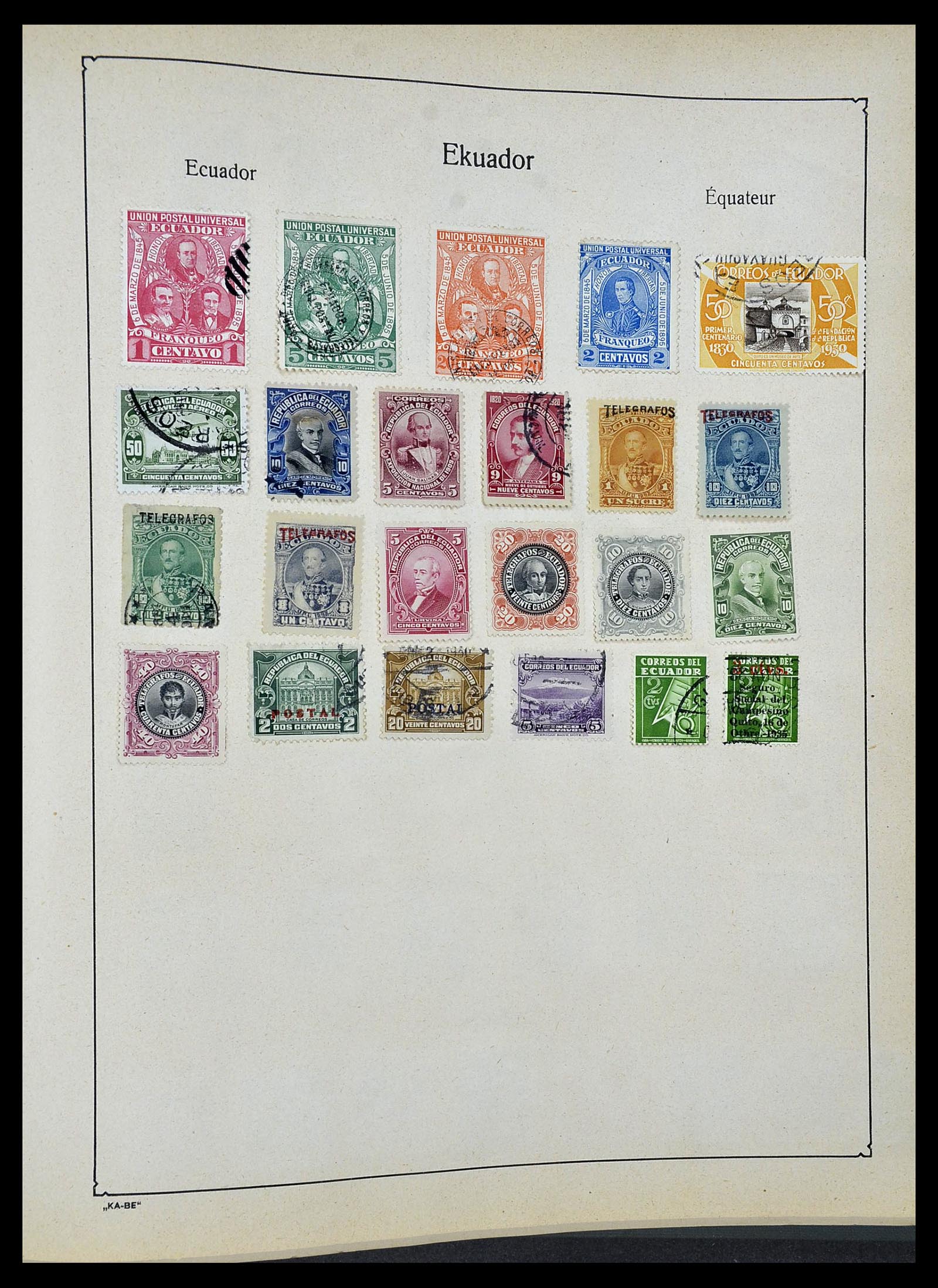 34506 072 - Postzegelverzameling 34506 Wereld 1870-1935.