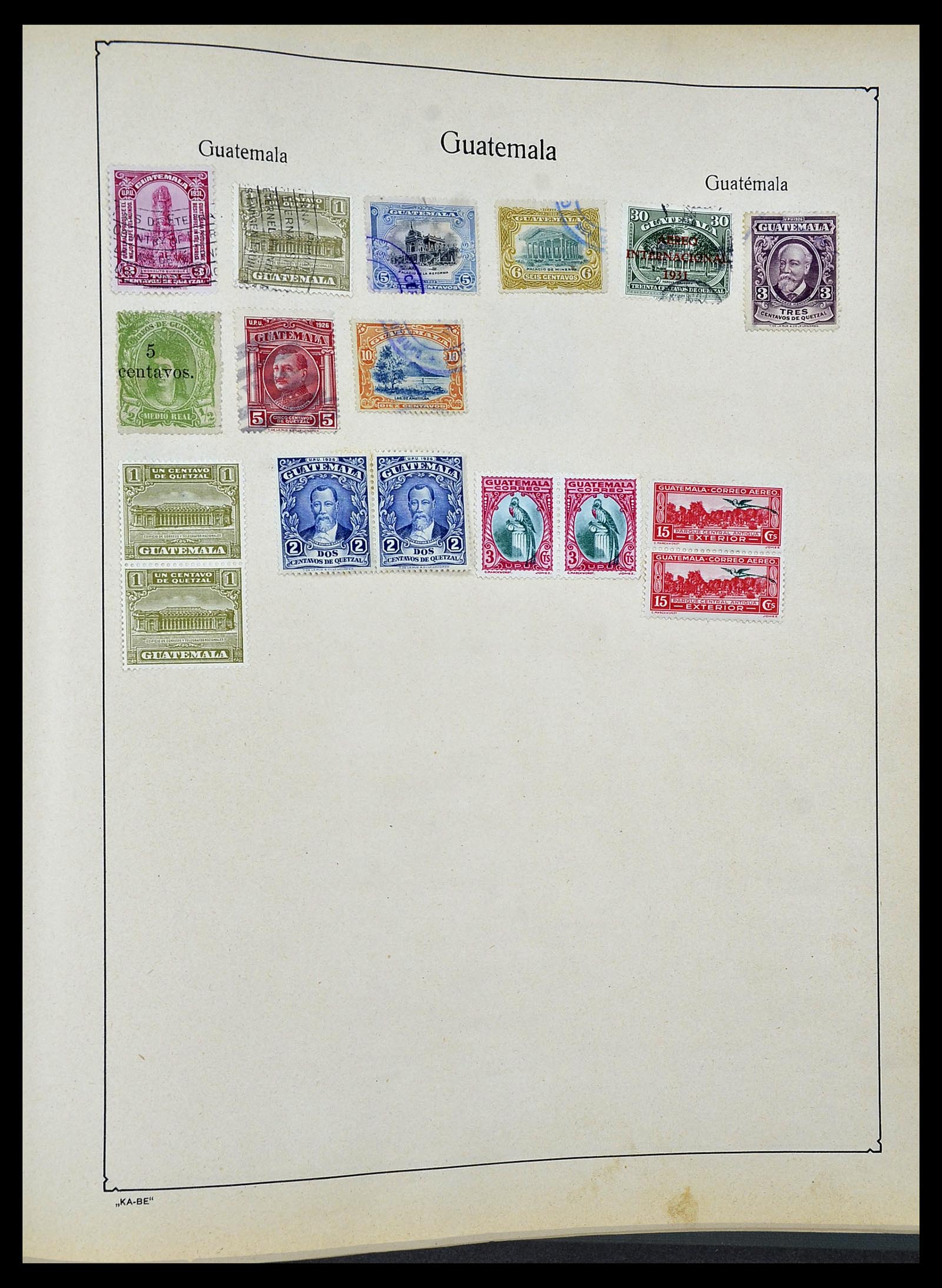 34506 074 - Postzegelverzameling 34506 Wereld 1870-1935.