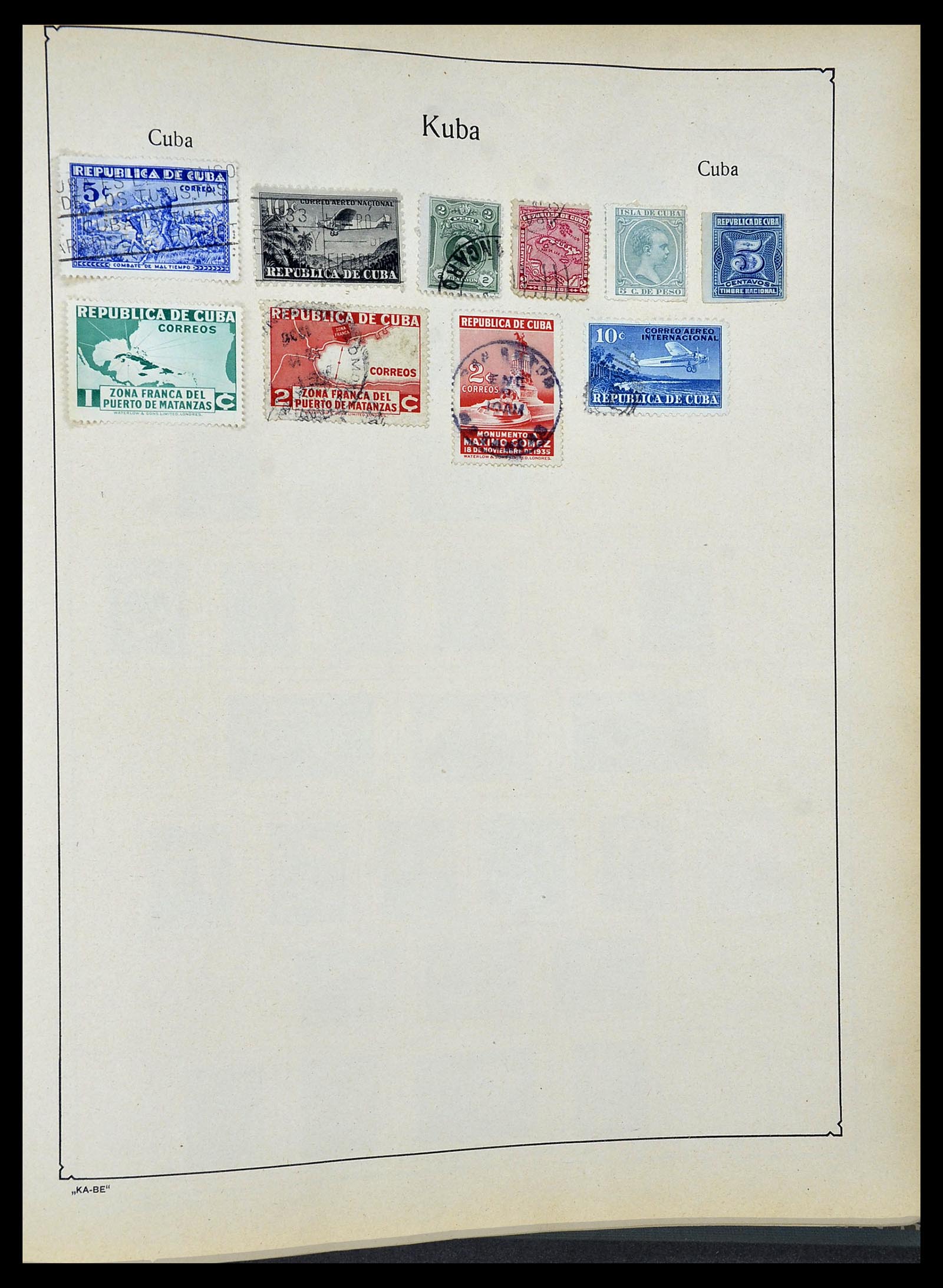 34506 076 - Postzegelverzameling 34506 Wereld 1870-1935.