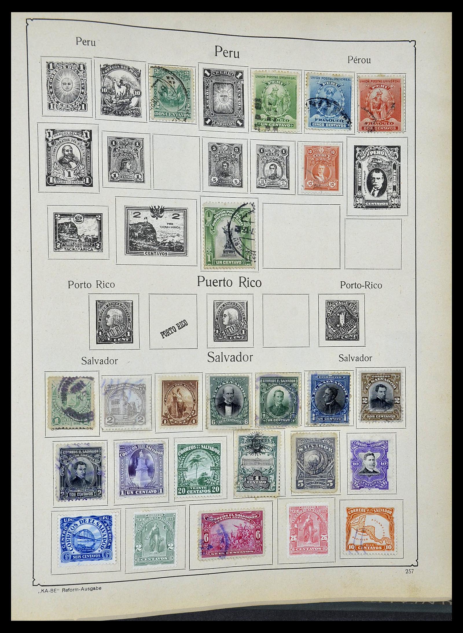 34506 087 - Postzegelverzameling 34506 Wereld 1870-1935.