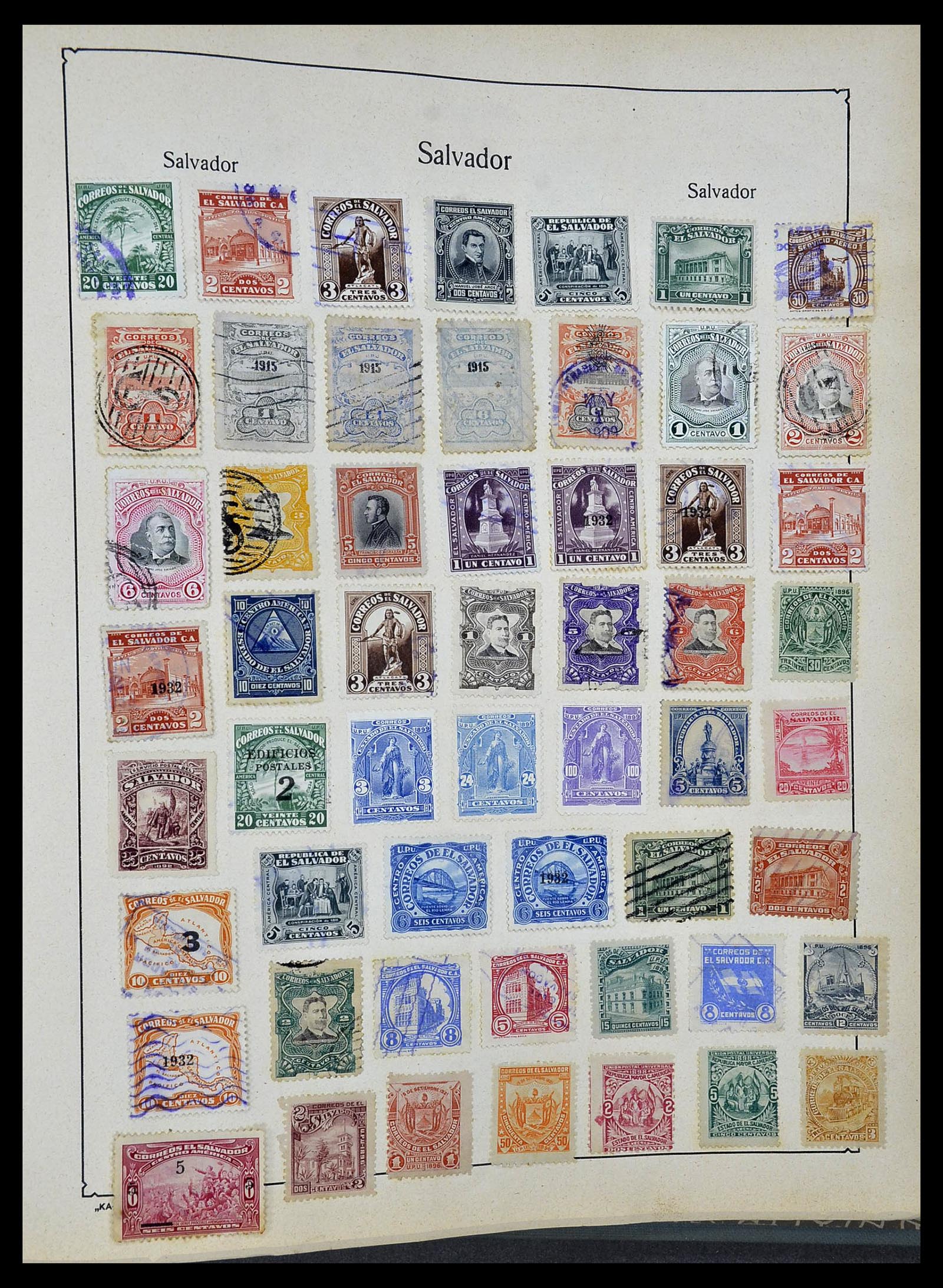 34506 089 - Postzegelverzameling 34506 Wereld 1870-1935.