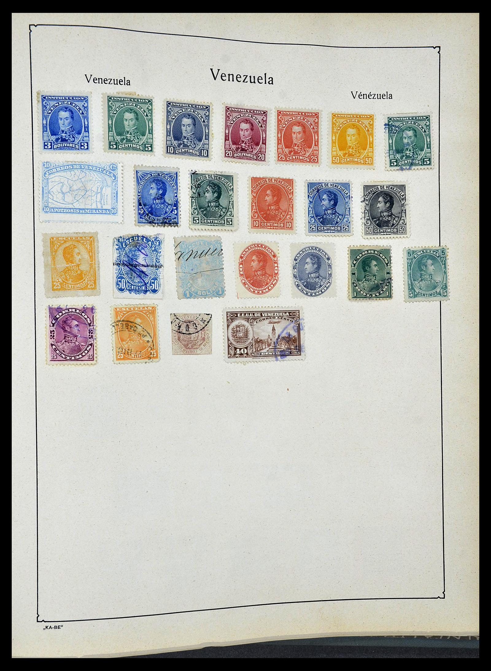 34506 093 - Postzegelverzameling 34506 Wereld 1870-1935.
