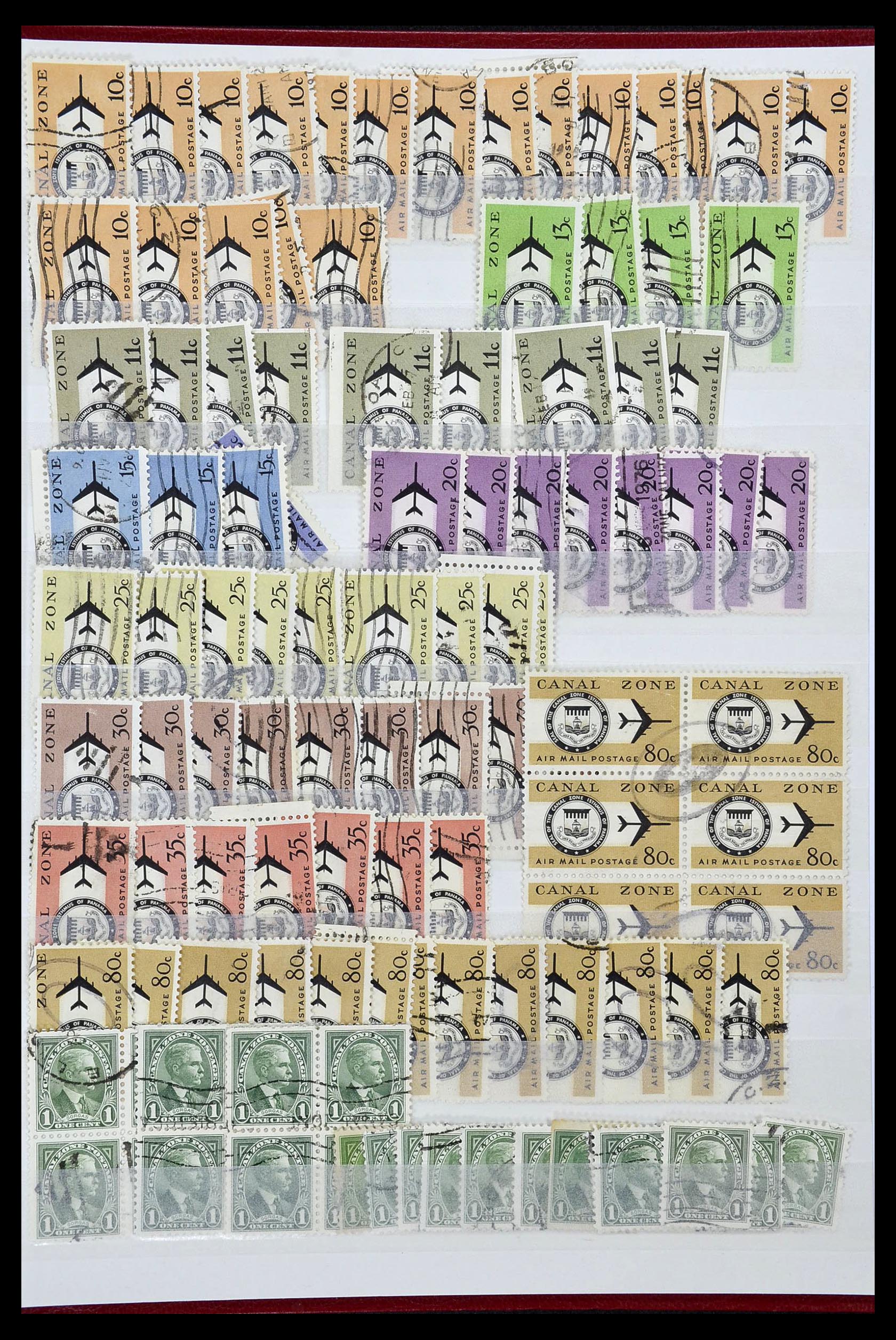 34508 015 - Postzegelverzameling 34508 Kanaalzone 1905-1962.
