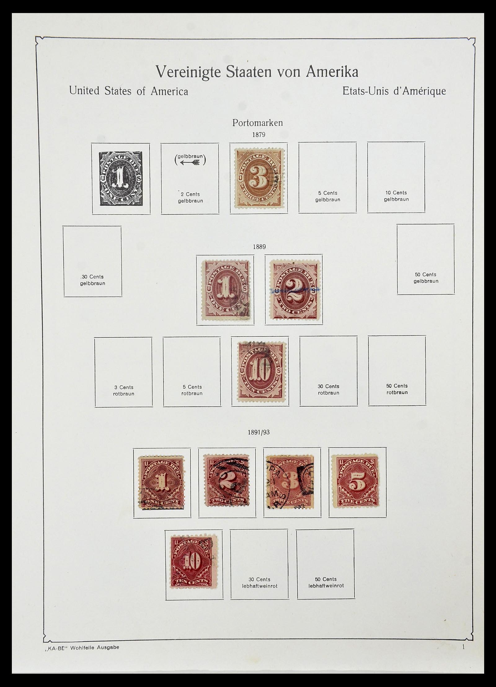 34509 001 - Stamp Collection 34509 USA 1861-1979.