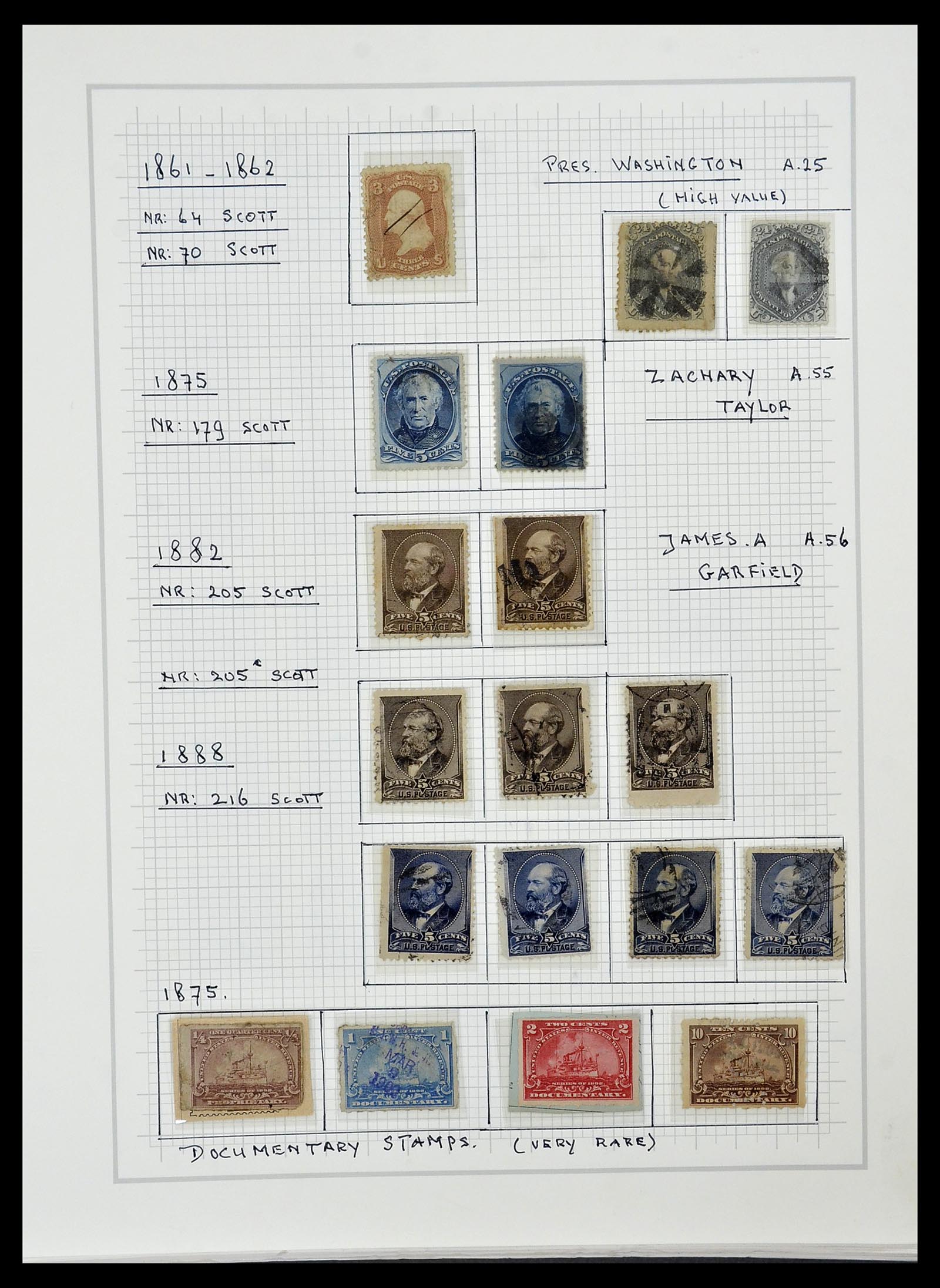 34509 002 - Stamp Collection 34509 USA 1861-1979.