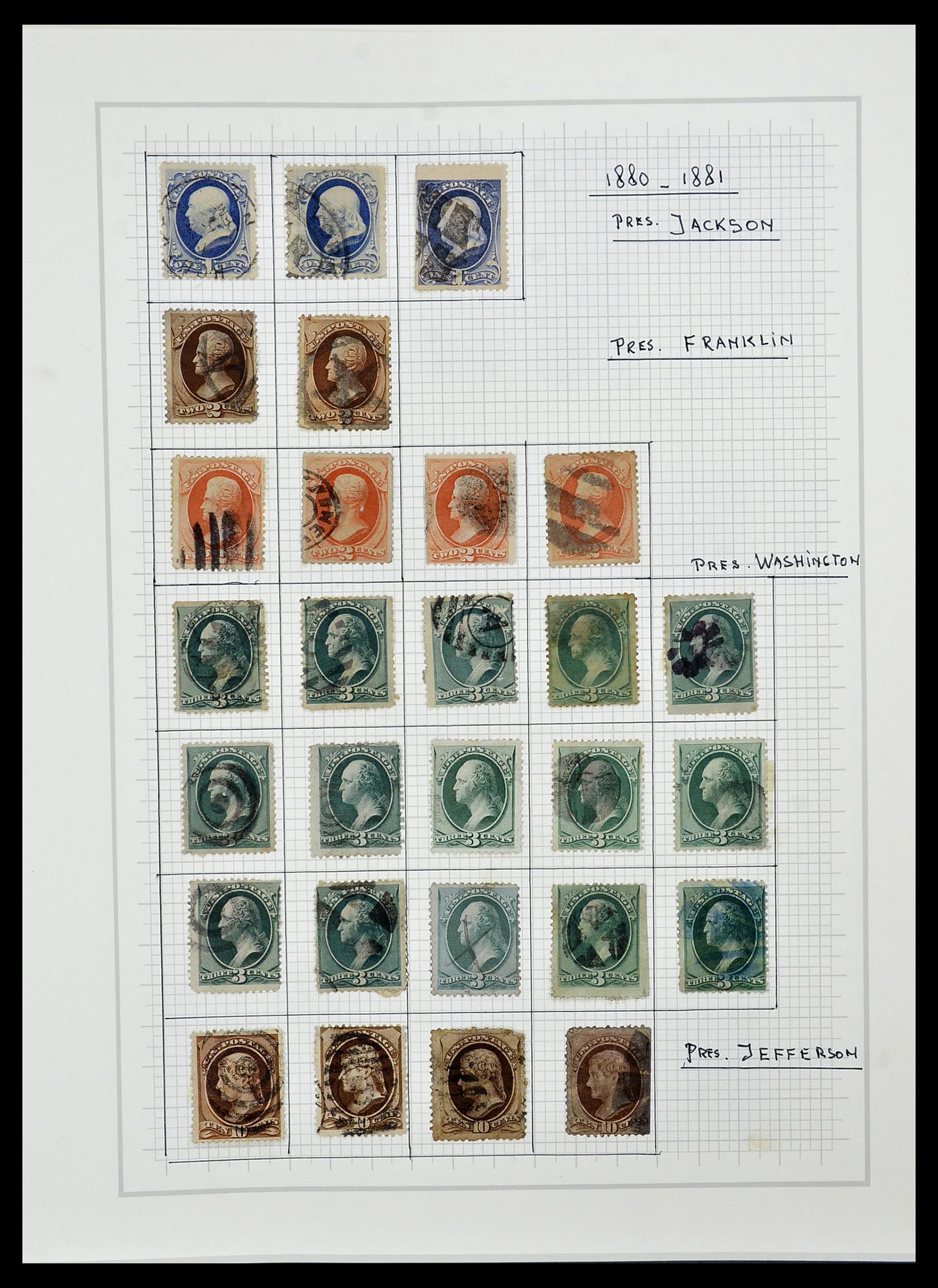 34509 003 - Stamp Collection 34509 USA 1861-1979.