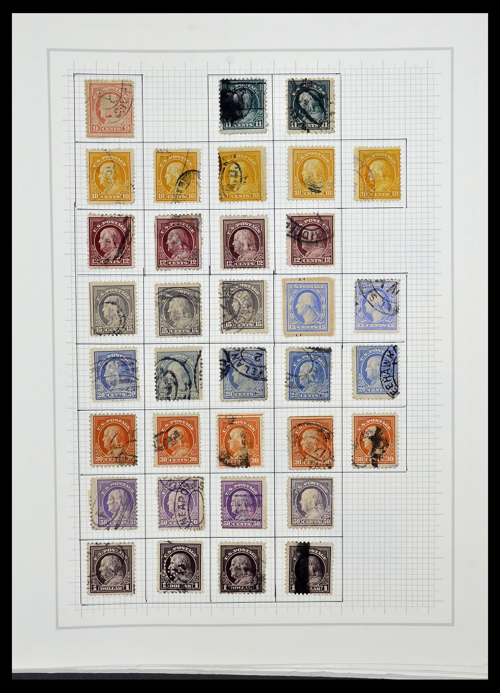 34509 006 - Postzegelverzameling 34509 USA 1861-1979.