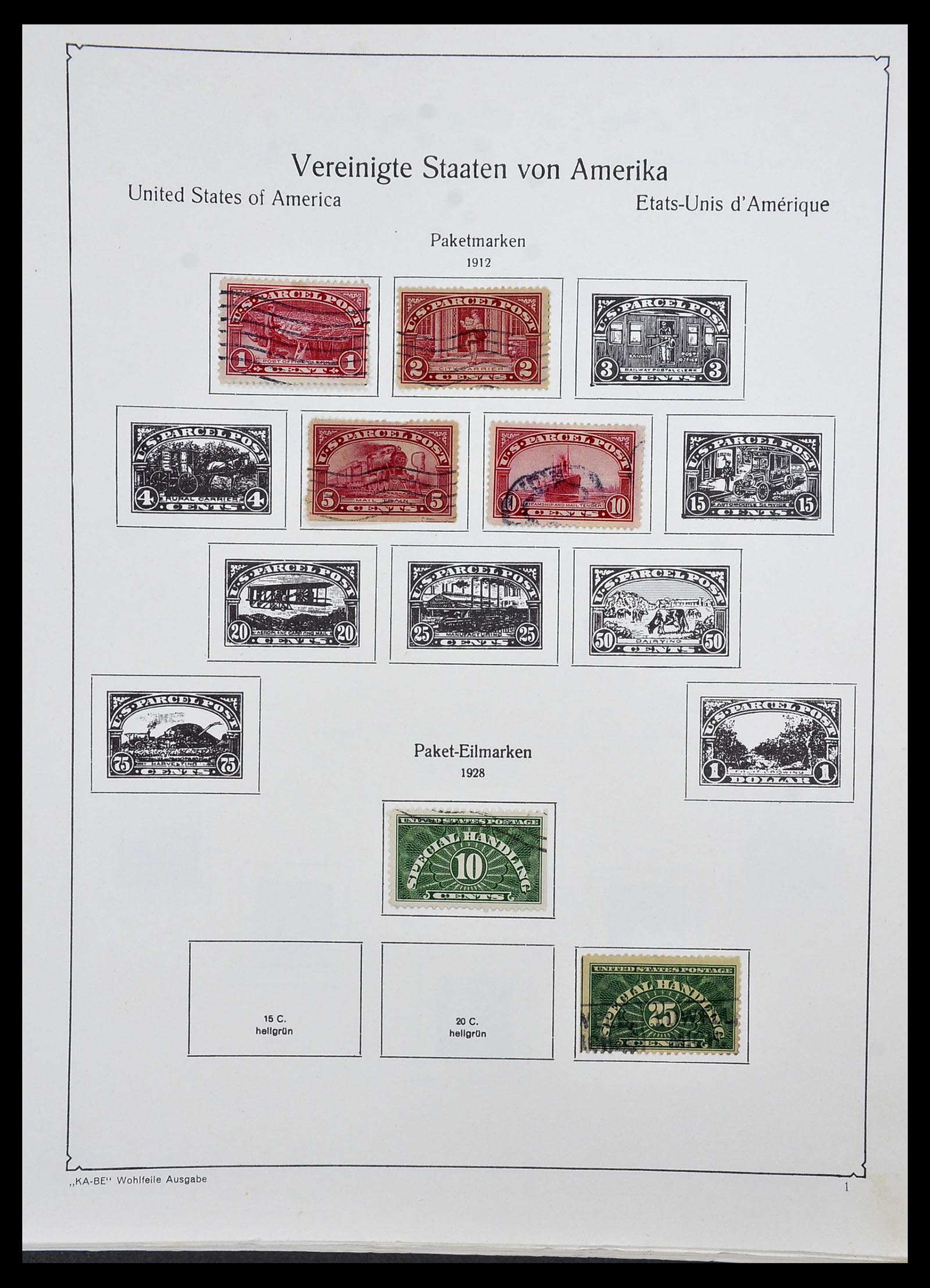 34509 007 - Postzegelverzameling 34509 USA 1861-1979.