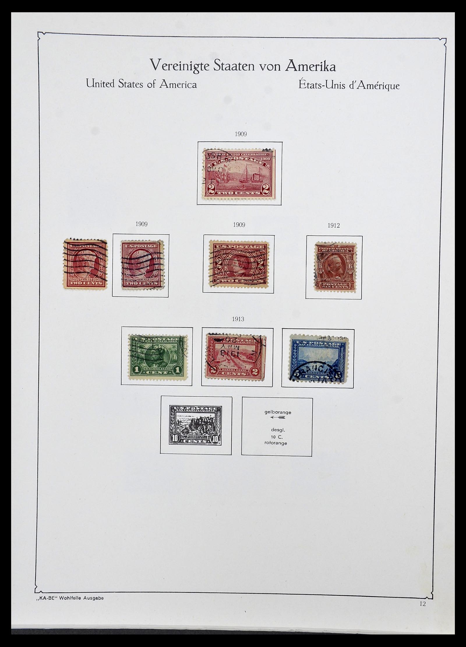 34509 012 - Postzegelverzameling 34509 USA 1861-1979.