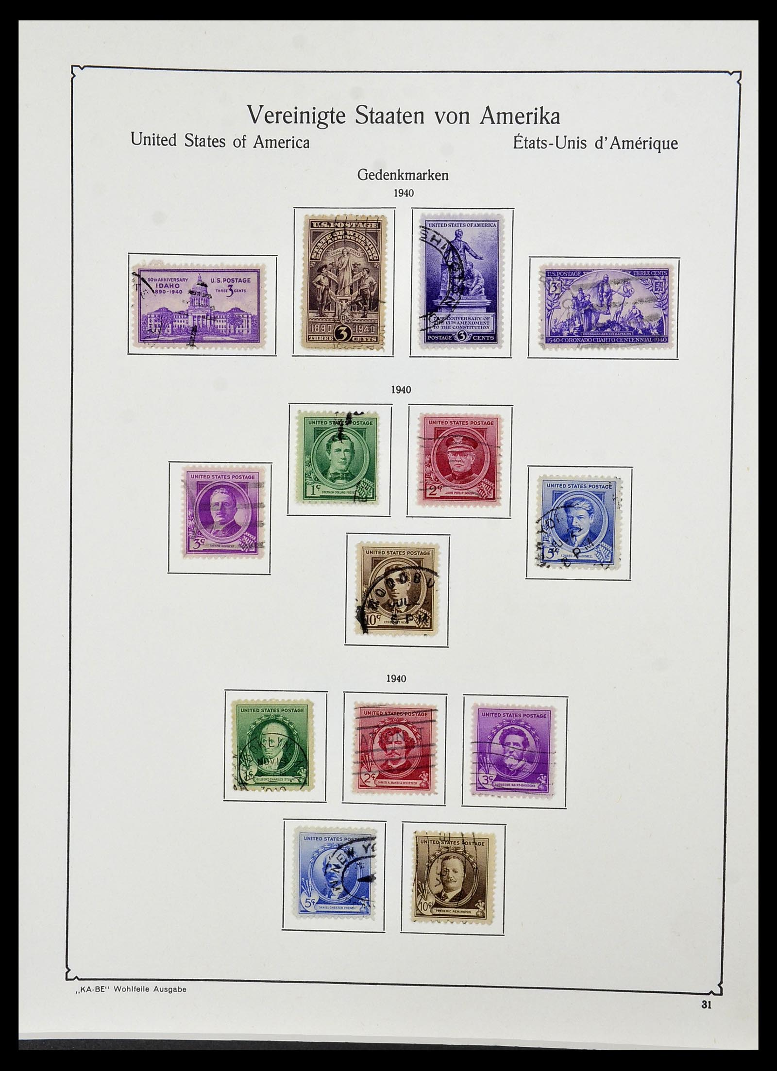 34509 030 - Postzegelverzameling 34509 USA 1861-1979.