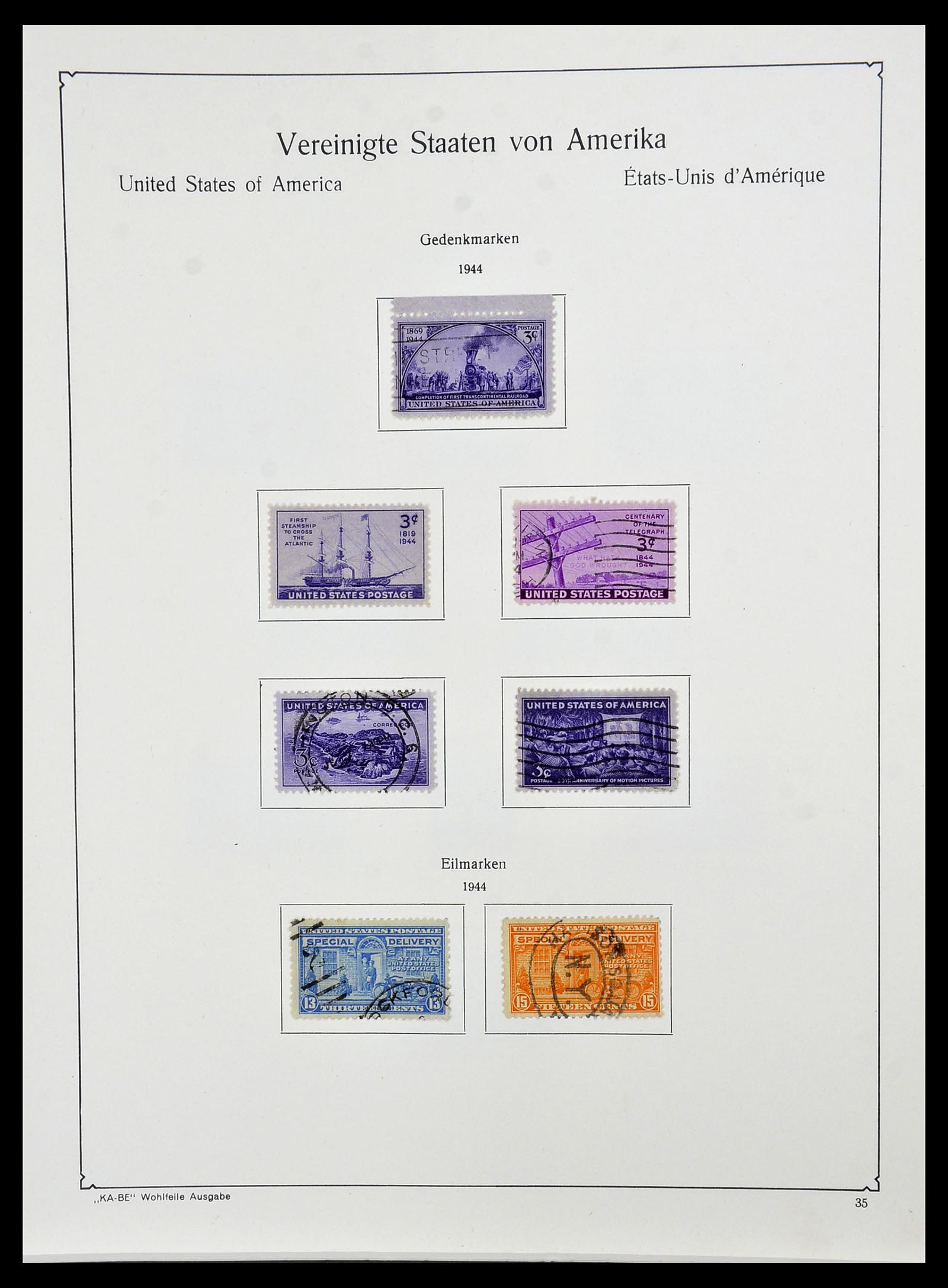 34509 034 - Postzegelverzameling 34509 USA 1861-1979.