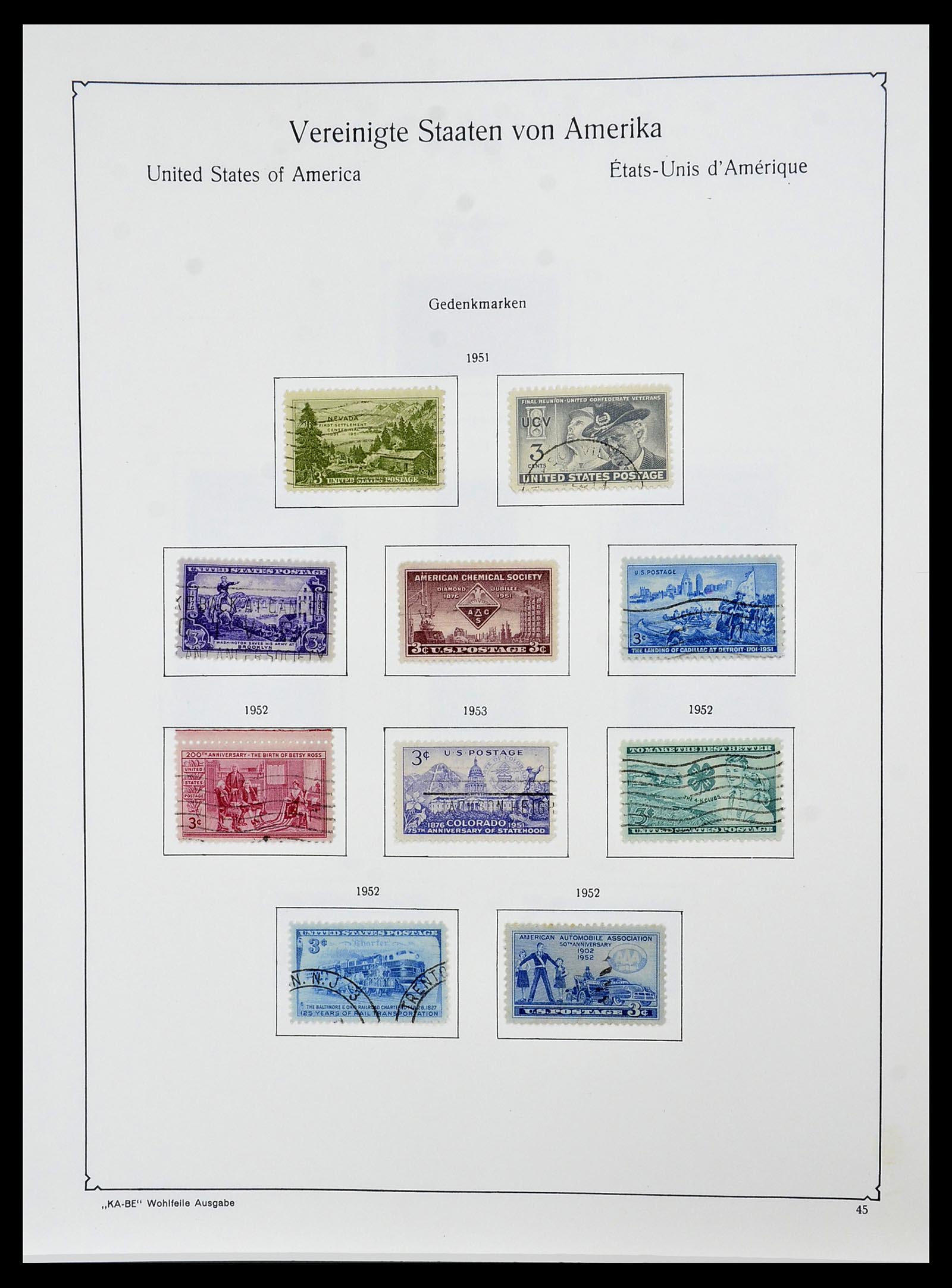 34509 044 - Postzegelverzameling 34509 USA 1861-1979.