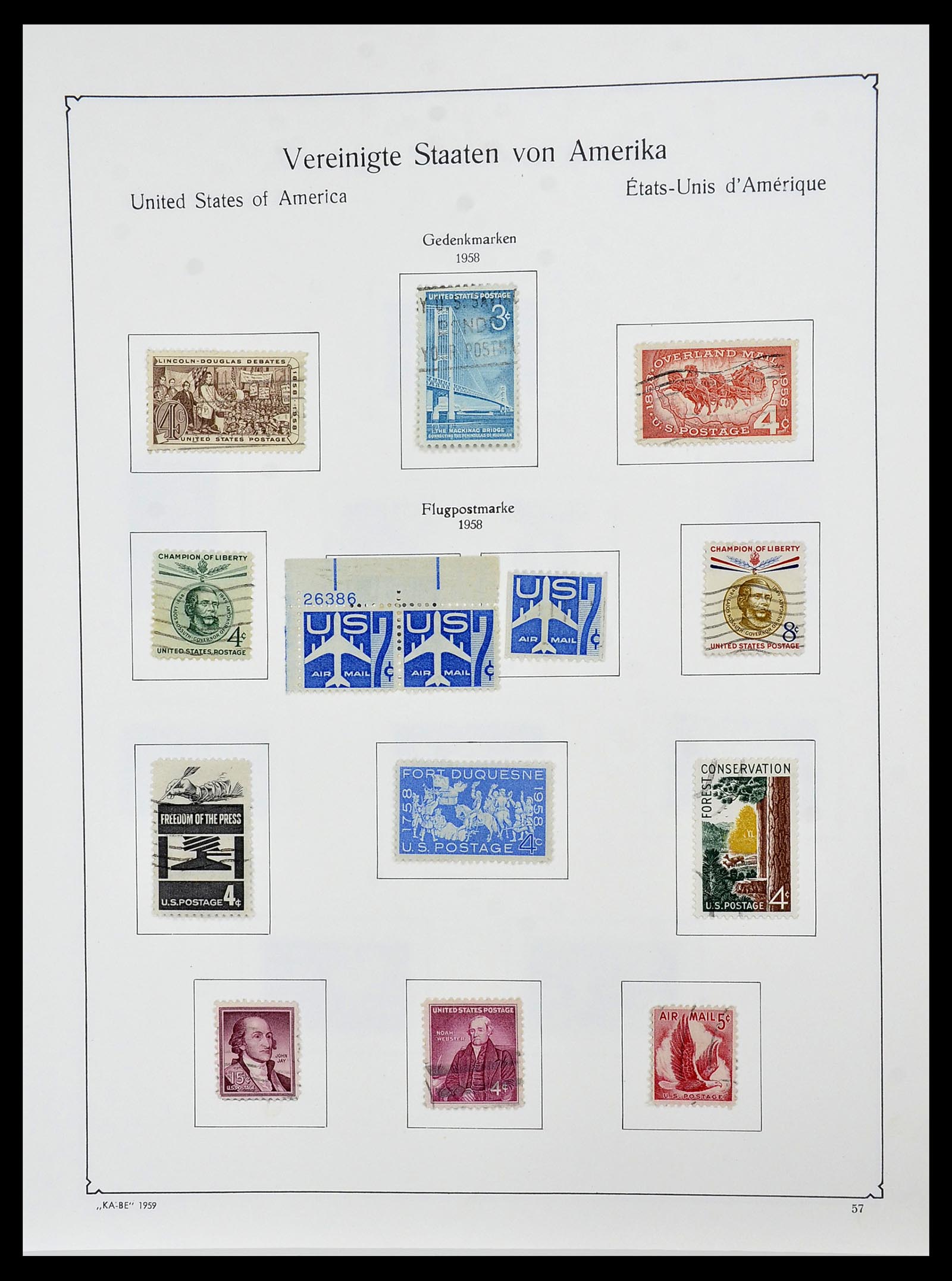 34509 056 - Postzegelverzameling 34509 USA 1861-1979.