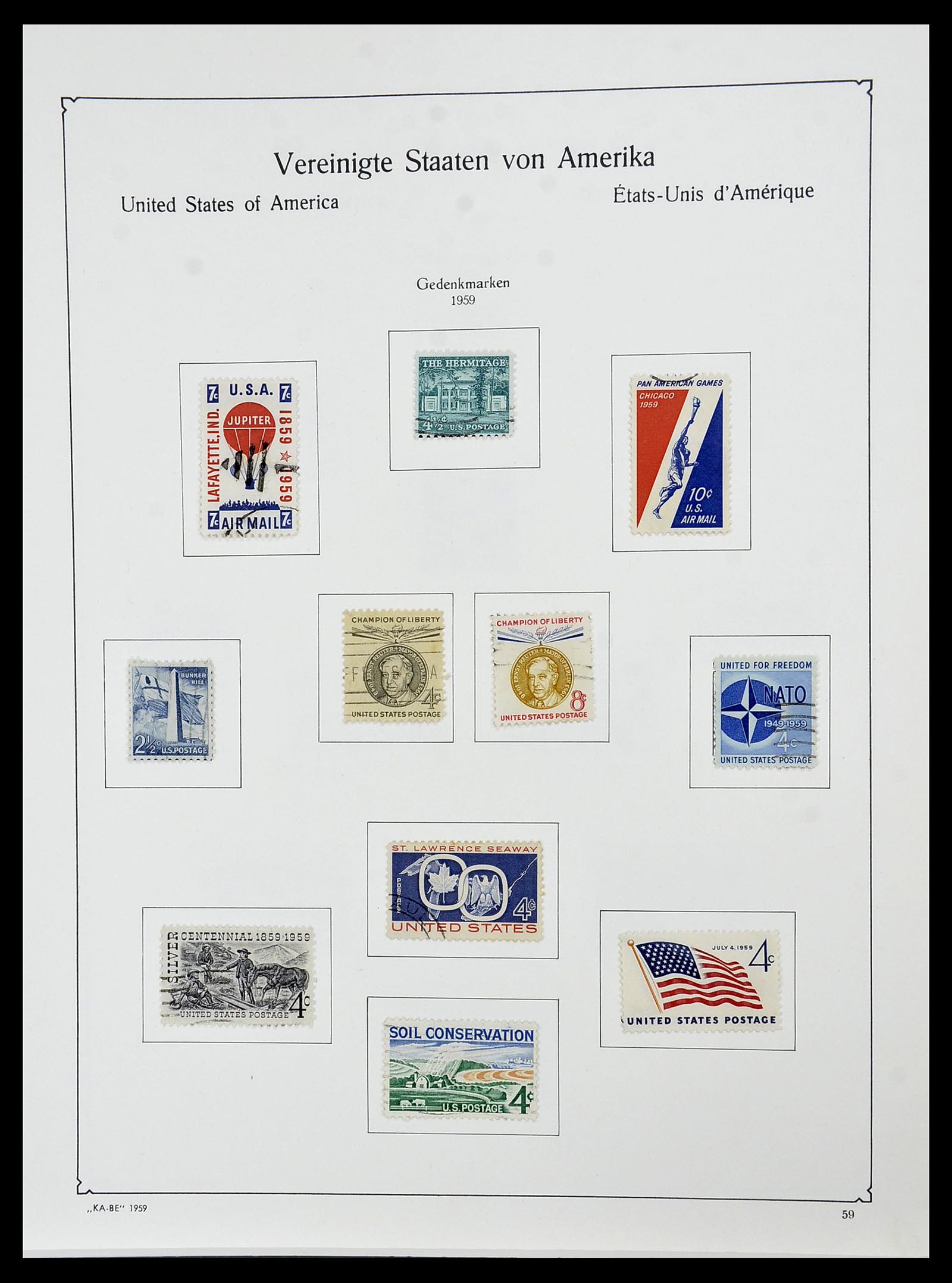 34509 058 - Stamp Collection 34509 USA 1861-1979.